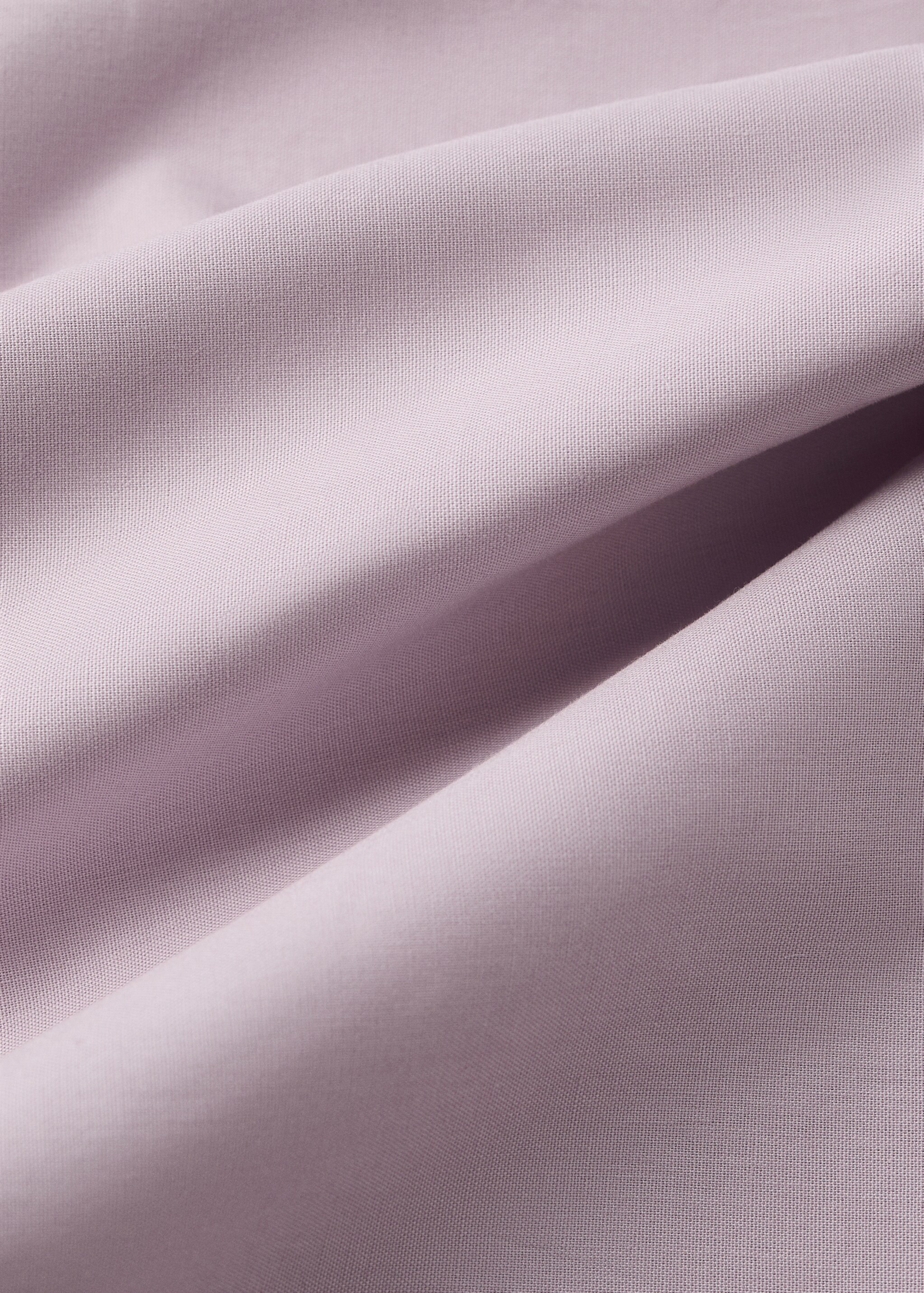 200-thread count percale cotton duvet cover for 150/160 cm bed - Details of the article 2, Light/Pastel Purple. Ref: 27002924-00.