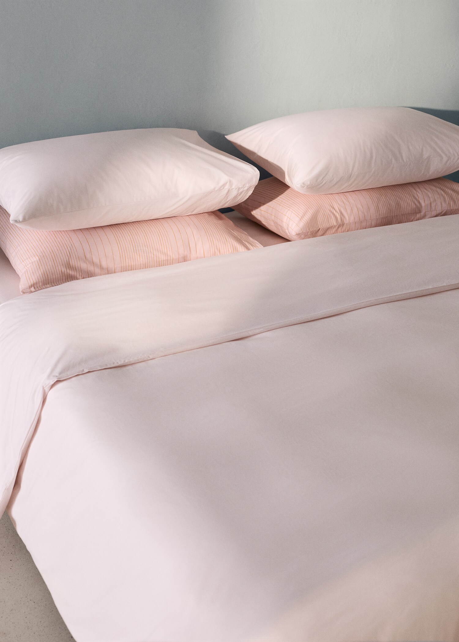 200-thread count percale cotton duvet cover for 150/160 cm bed - Details of the article 7