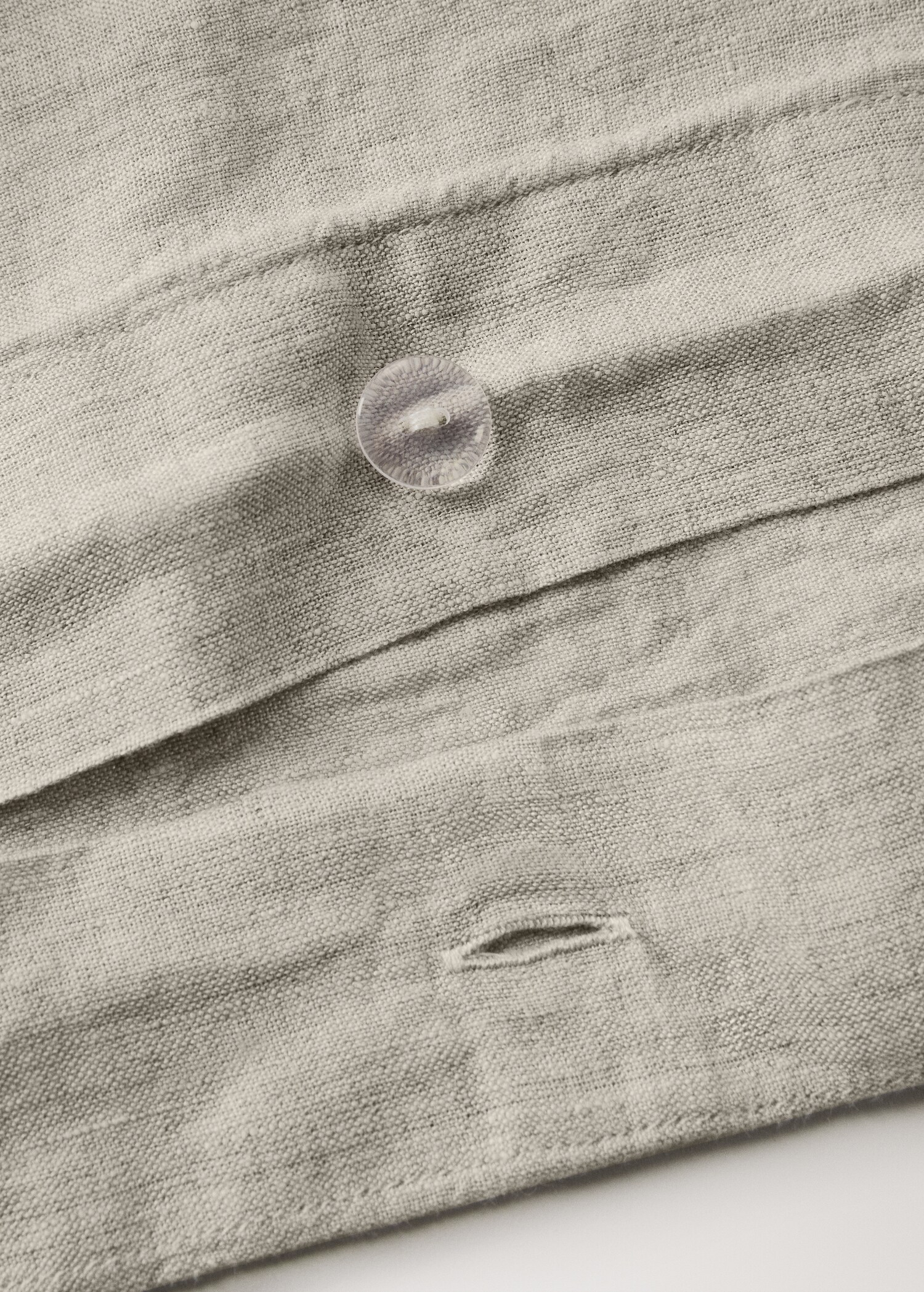 Washed linen duvet cover for 90 cm bed - Details of the article 1