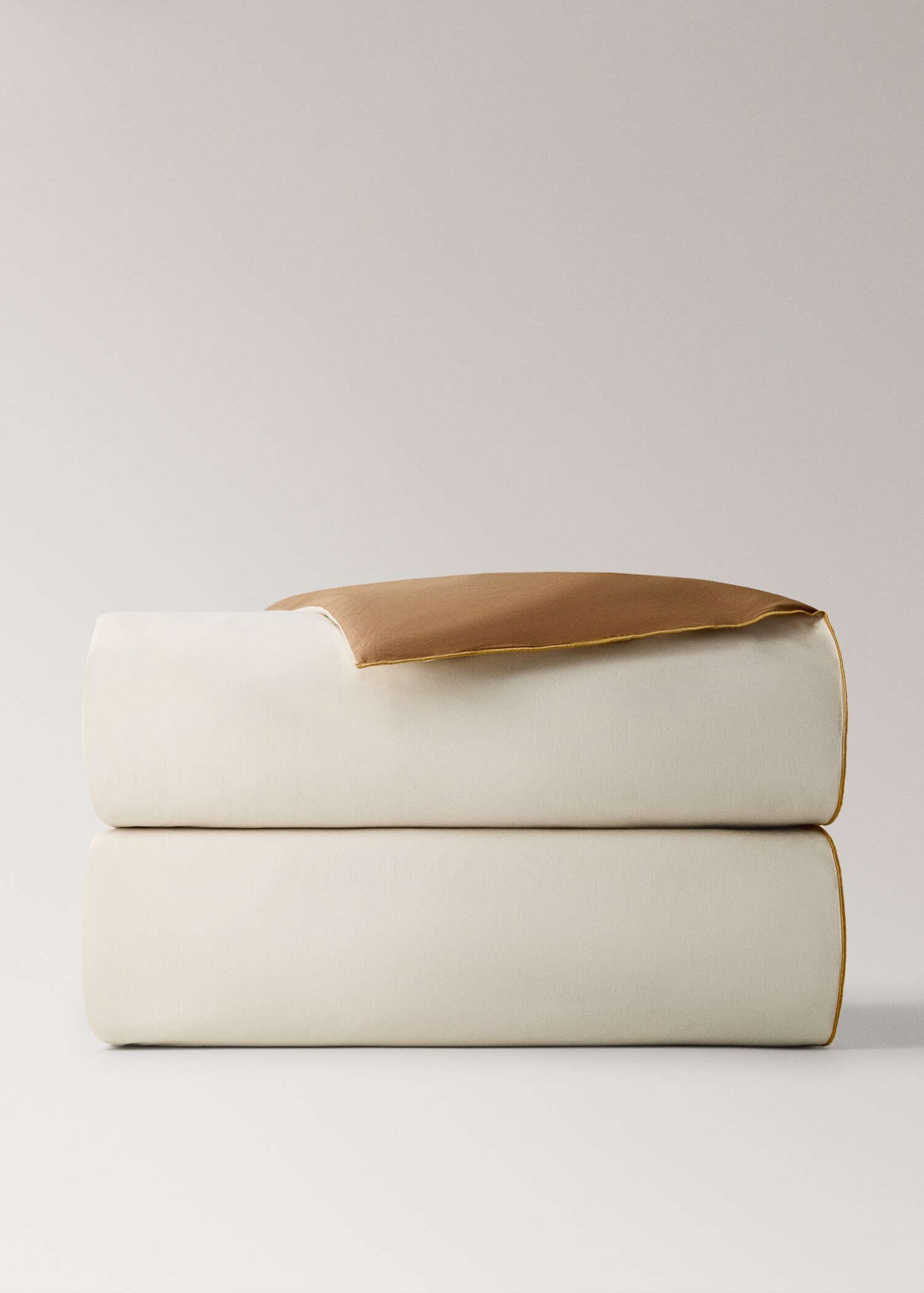 Housse de couette percale de coton couleur réversible Lit 135/140 cm - Détail de l'article 3