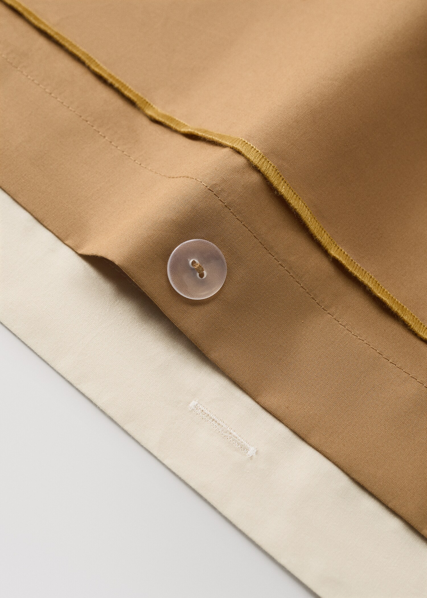 Colorful cotton percale reversible duvet cover for 180/200-cm bed - Details of the article 2