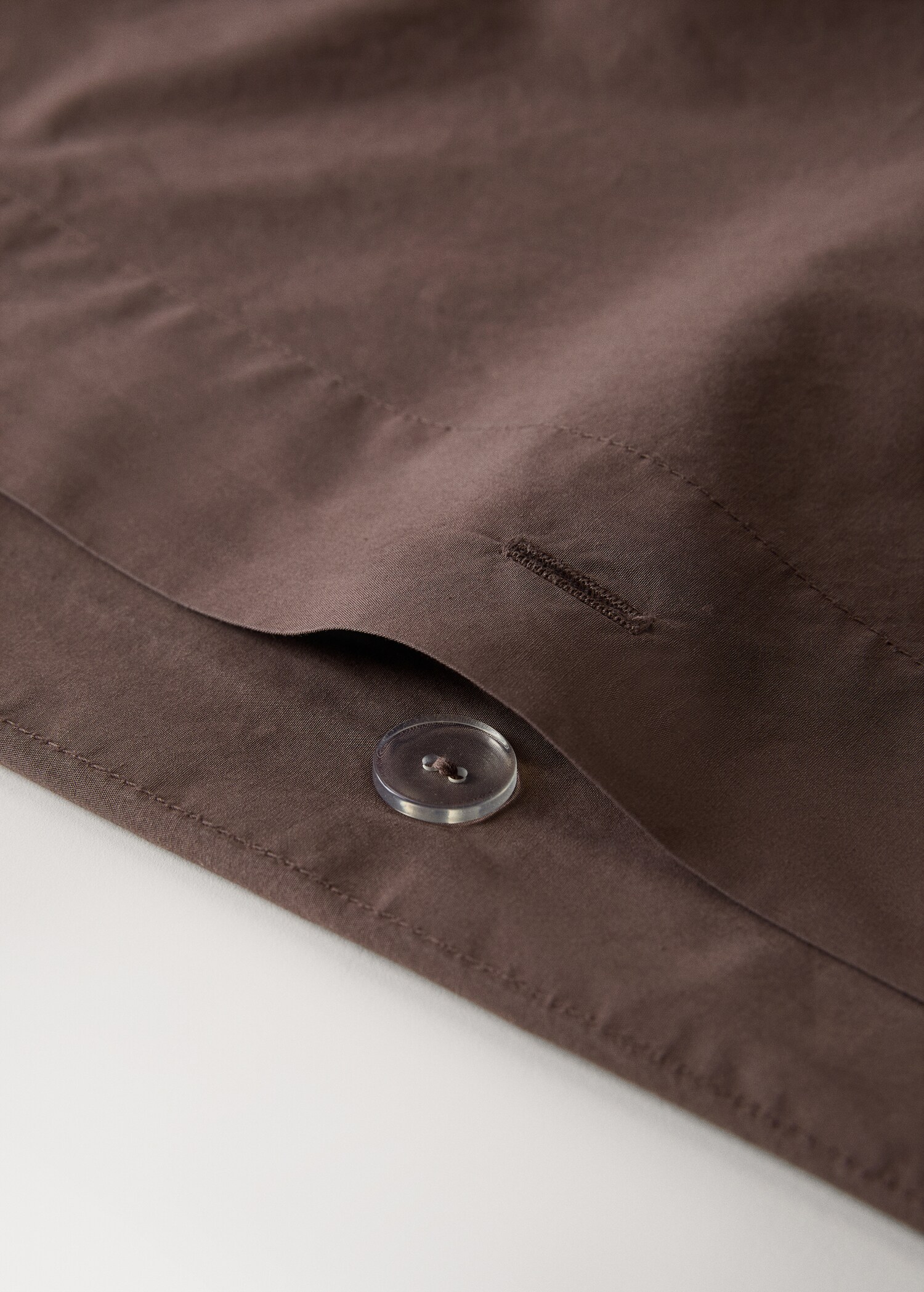 Παπλωματοθήκη διπλή ραφή βαμβάκι 300 κλωστών κρεβάτι 90 εκ - Λεπτομέρεια του προϊόντος 1