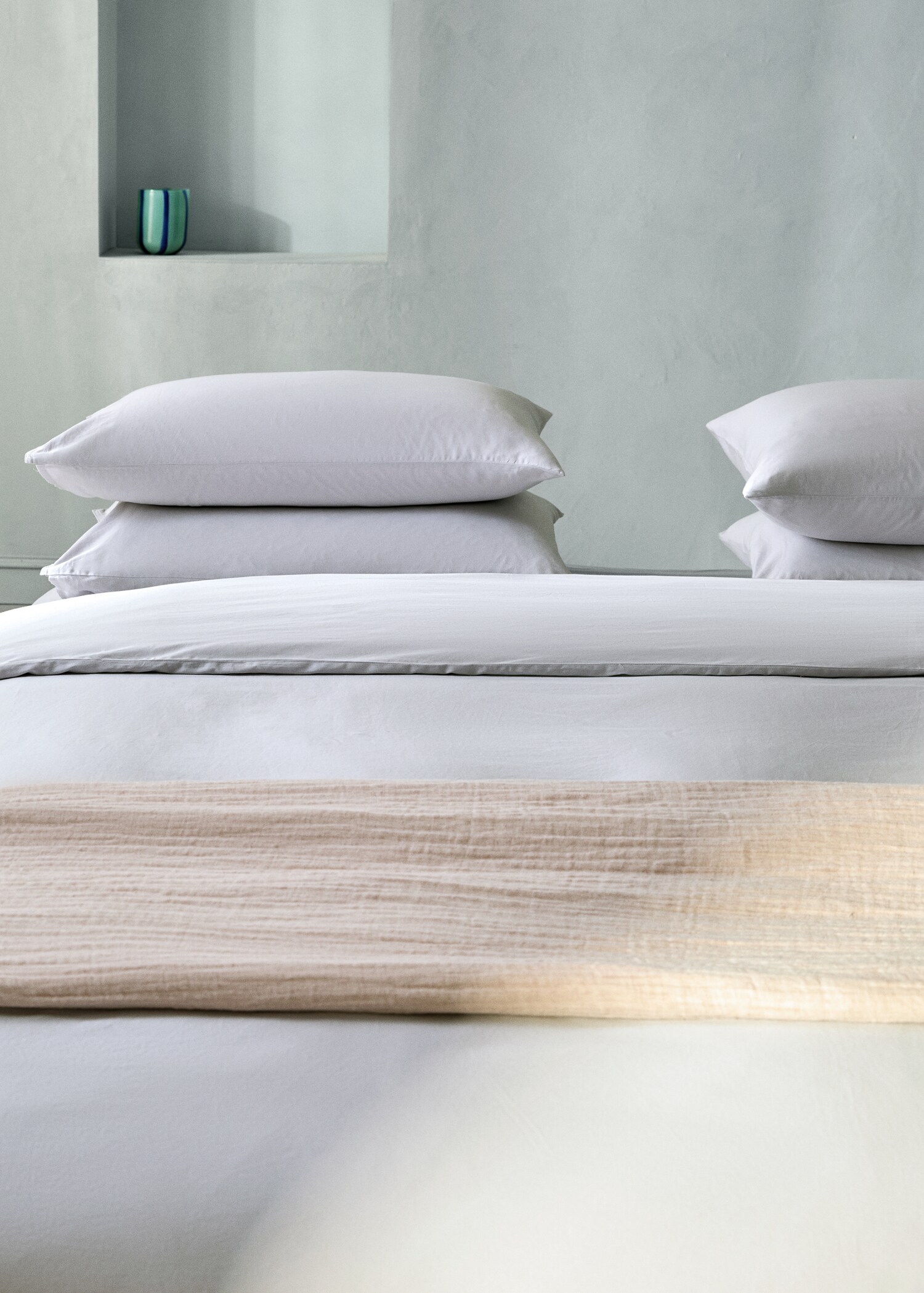 Double-stitched sateen duvet cover for 180/200-cm bed - Details of the article 7