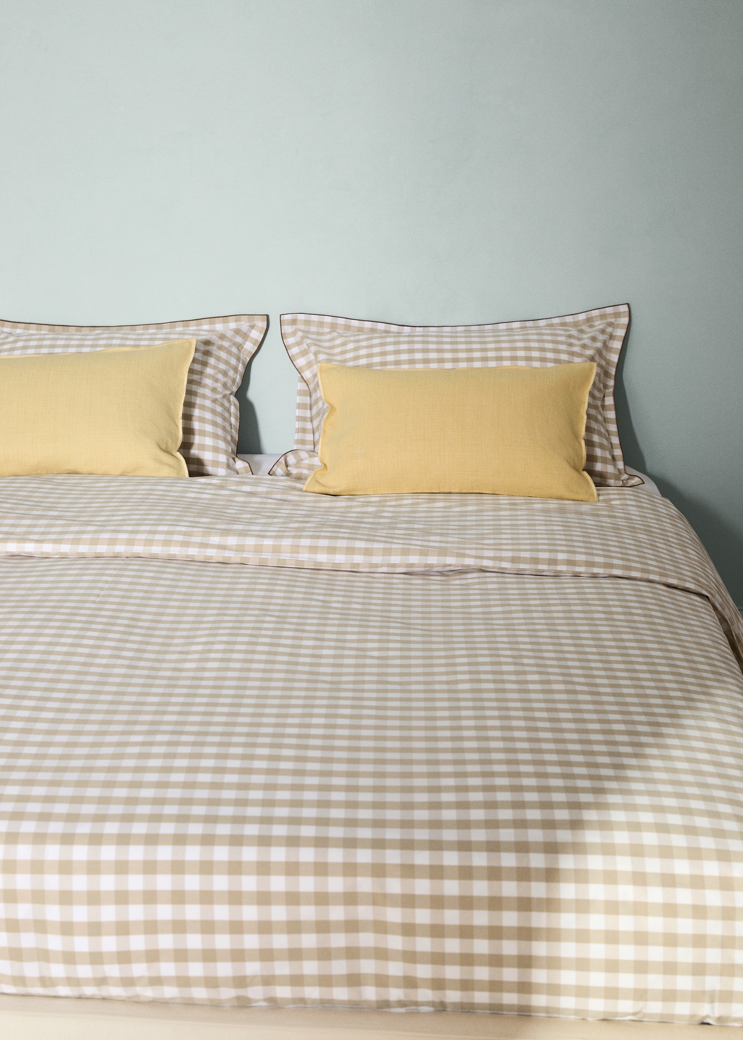 Funda nòrdica cotó percal quadres vichy Llit 90 cm - Detall de l'article 7