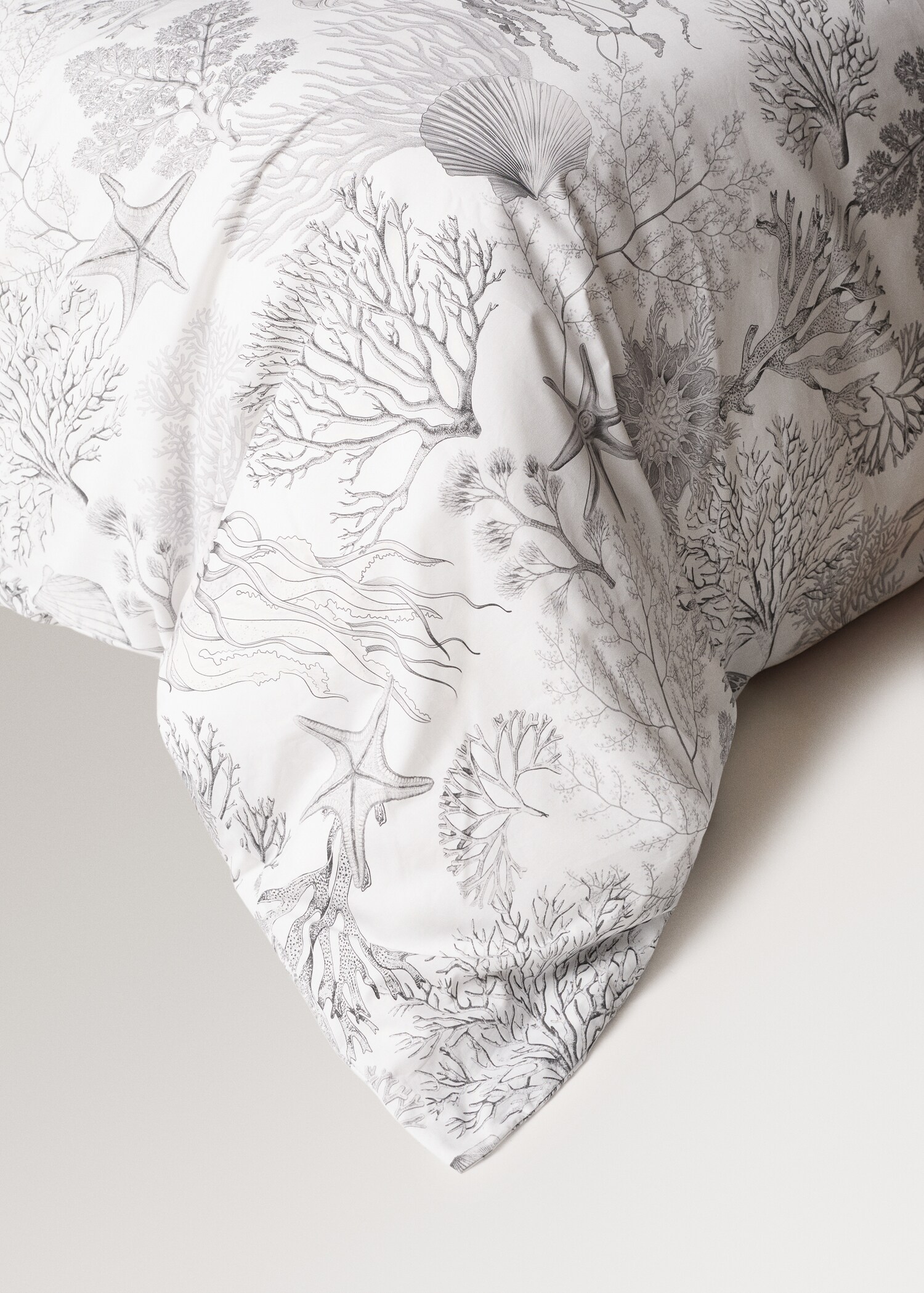 Percale printed duvet cover with sea background Bed 180/200 cm - Details of the article 8