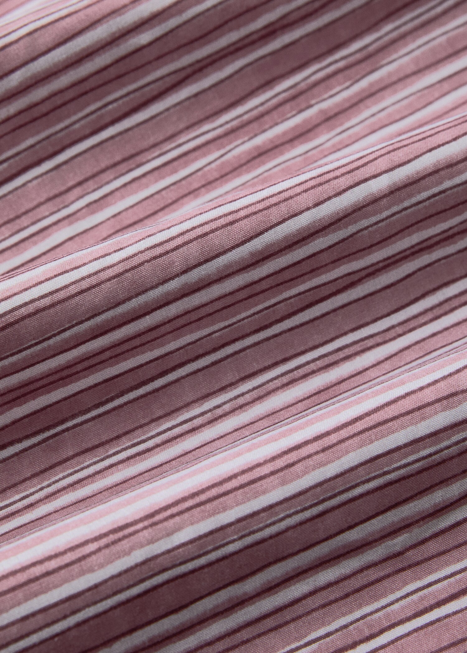 Fine stripe print duvet cover for bed 150/160 cm - Details of the article 3