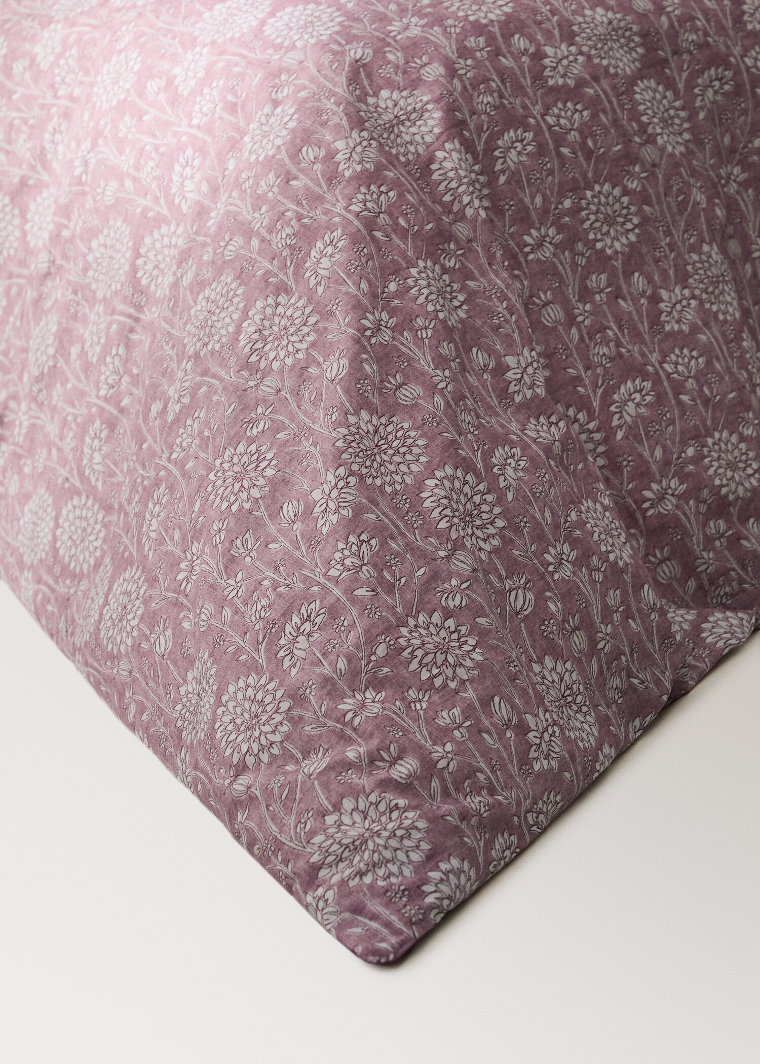 Funda nórdica algodón percal reversible rayas flores Cama 150/160 cm - Detalle del artículo 8