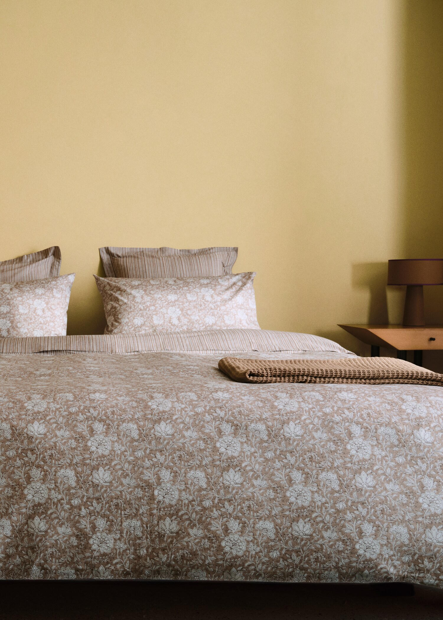 Bettbezug mit feinem Streifenmuster für  180/200 cm Bett - Detail des Artikels 6