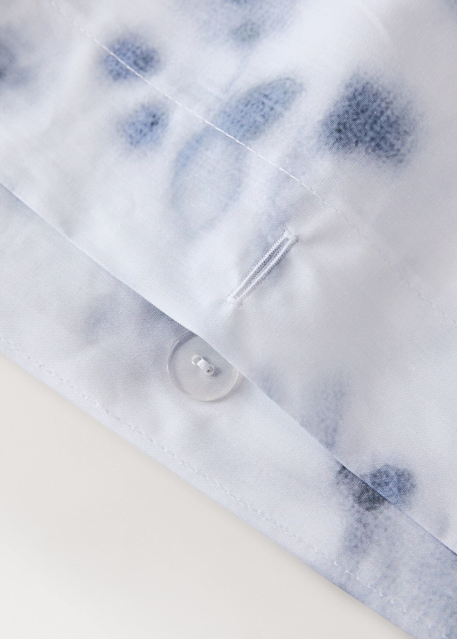 Housse de couette percale de coton estompé Lit 180/200 cm - Détail de l'article 1