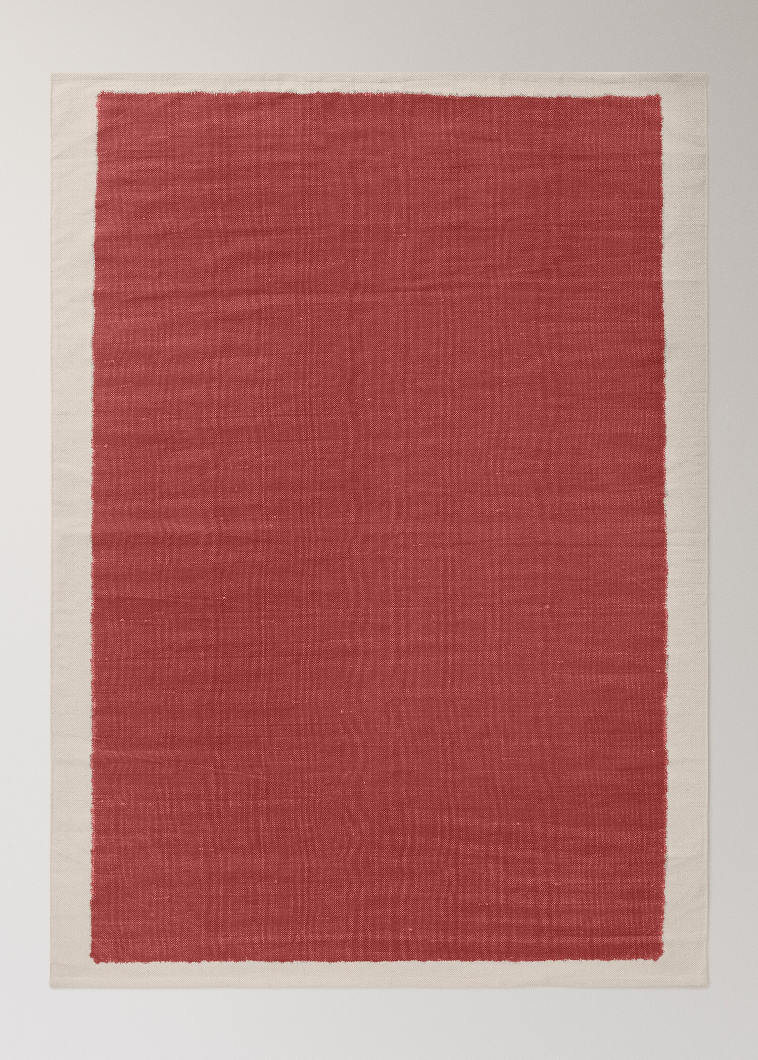 Baumwollteppich mit zweifarbigem Print - Artikel ohne Model