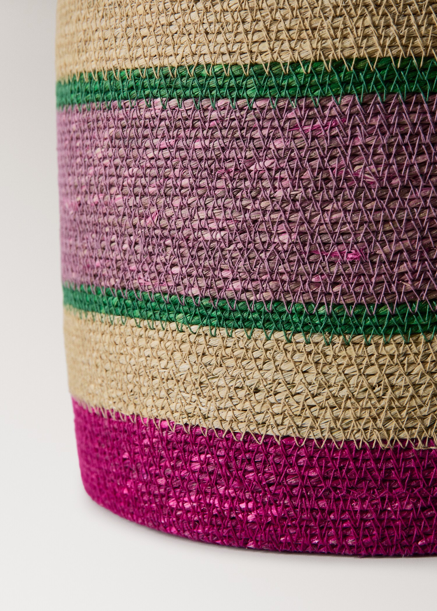 100% seaweed basket with lid medium colours - Details of the article 2