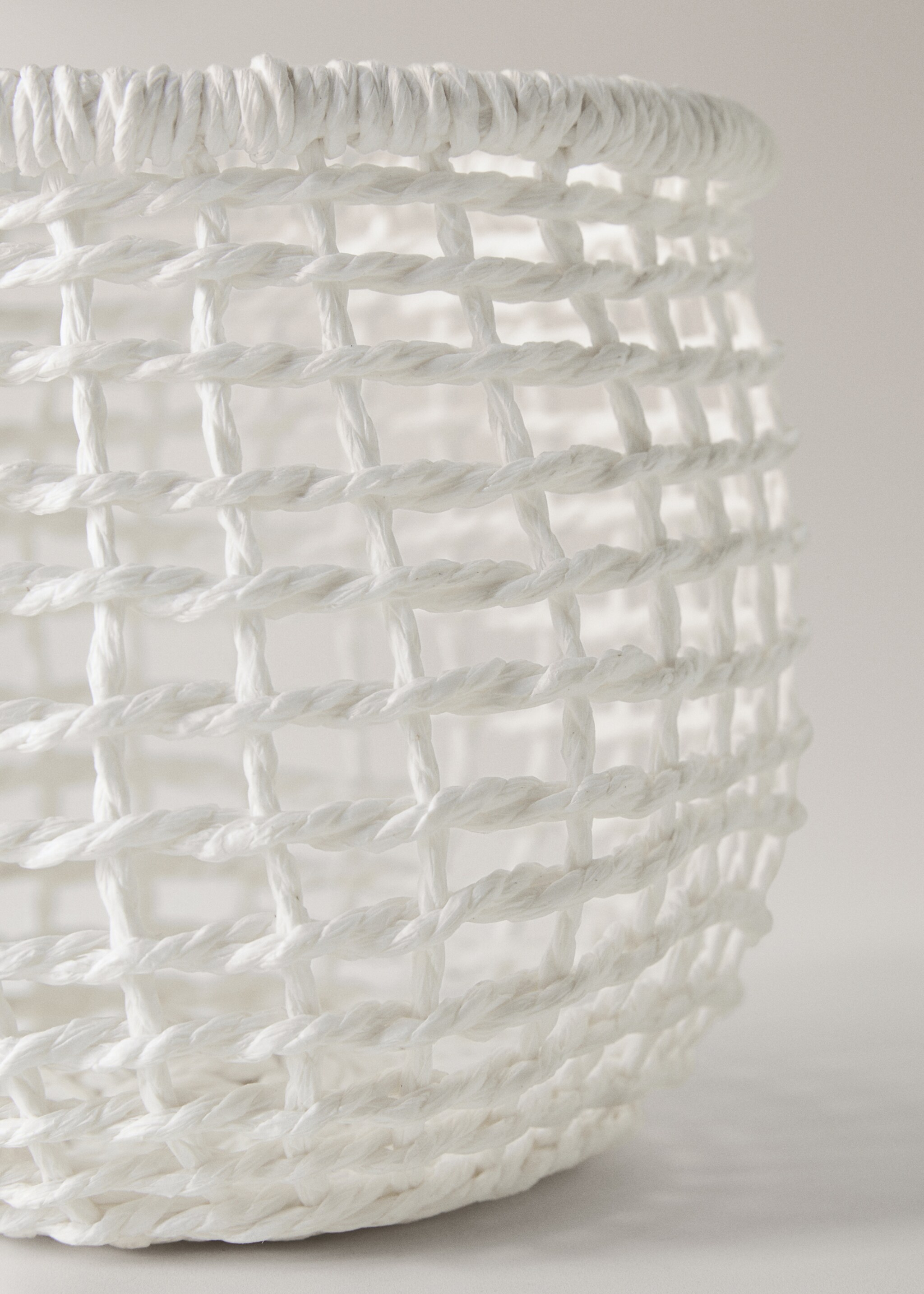 Toilet roll basket - Details of the article 2, White. Ref: 27003295-00.