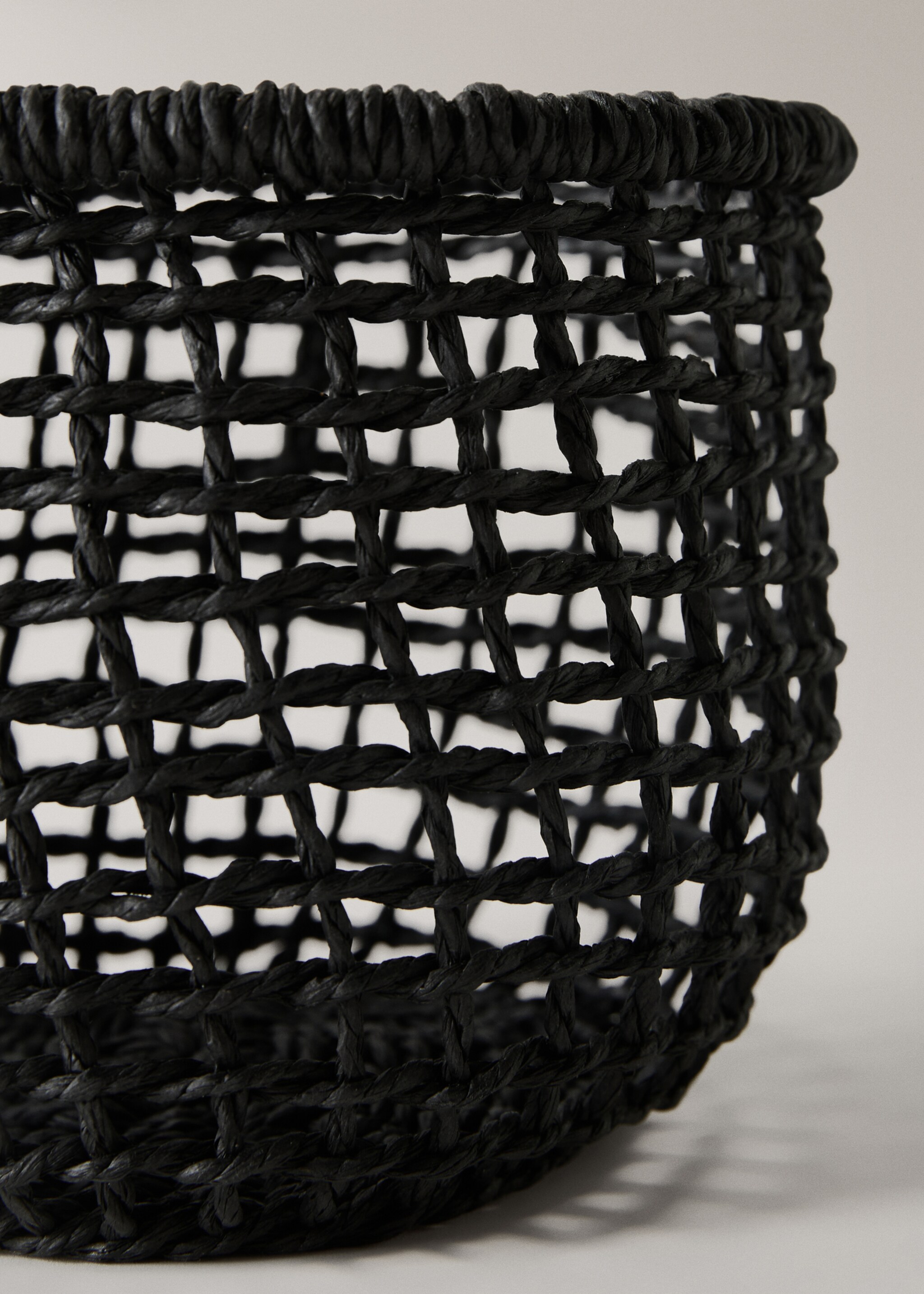 Toilet roll basket - Details of the article 2, Black. Ref: 27003295-00.