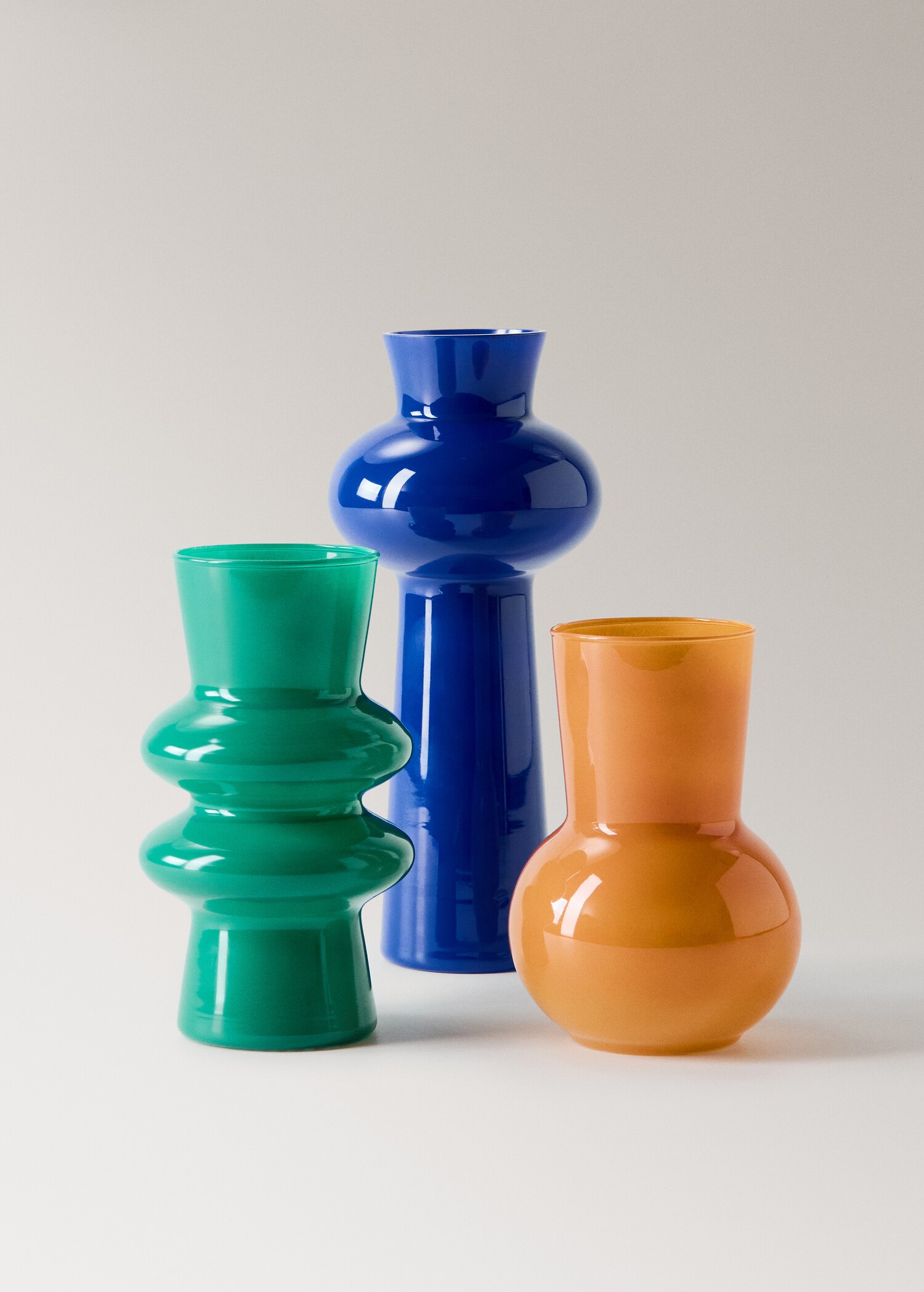 Glass coloured vase - Details of the article 3