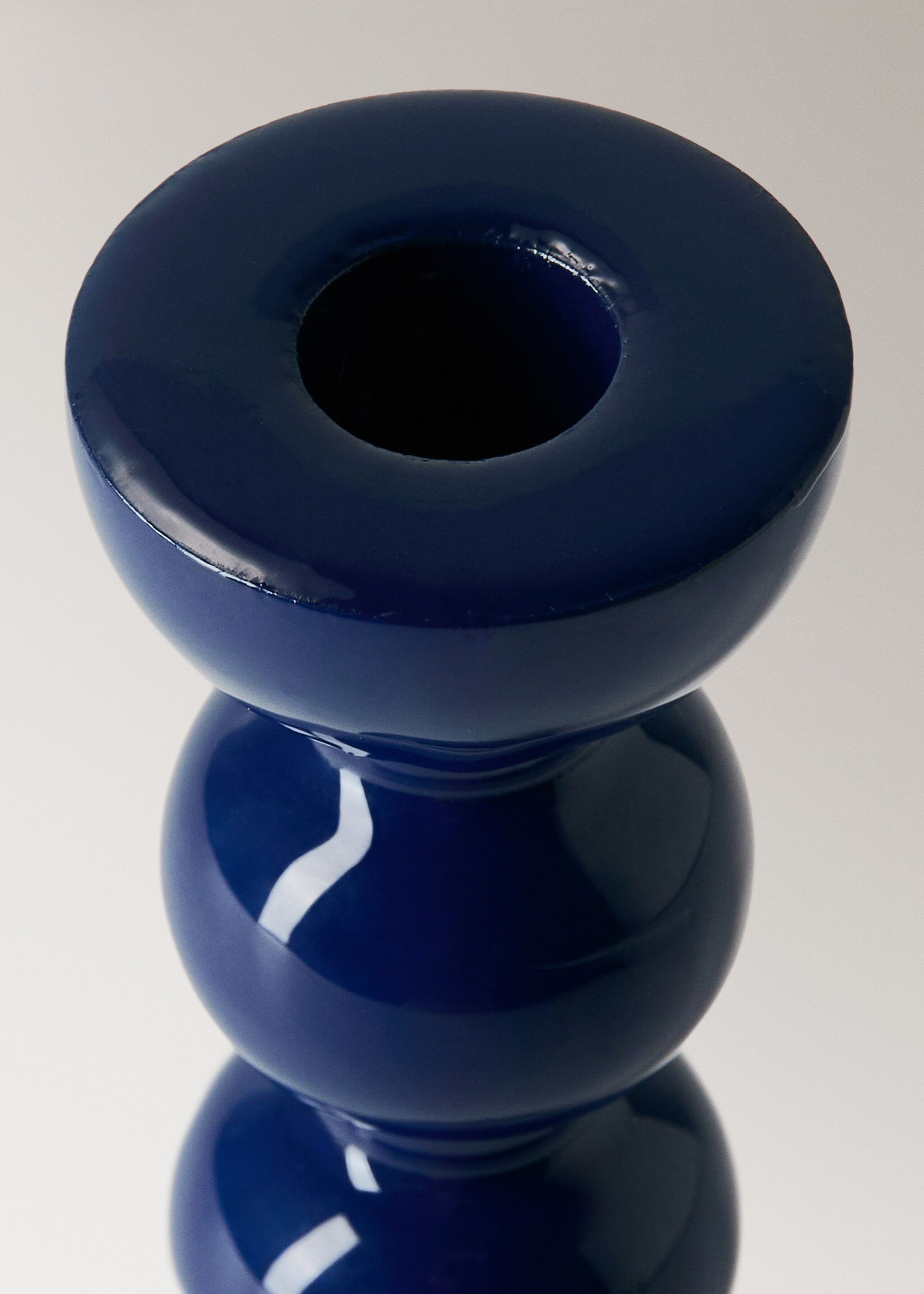 Tall metal candelabra - Details of the article 1, Light/Pastel Grey. Ref: 27003320-00.