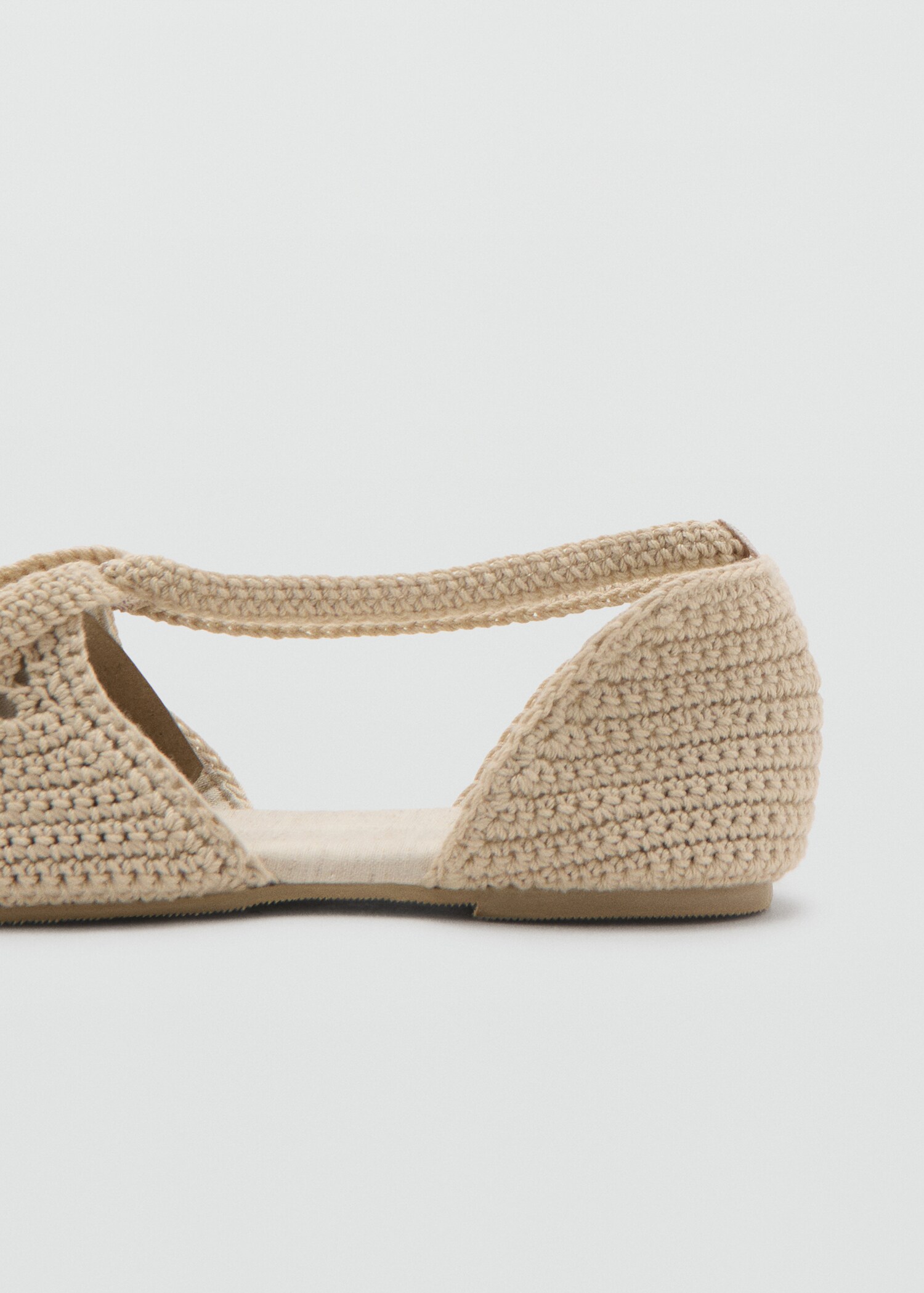 Crochet lace-up sandal - Details of the article 1