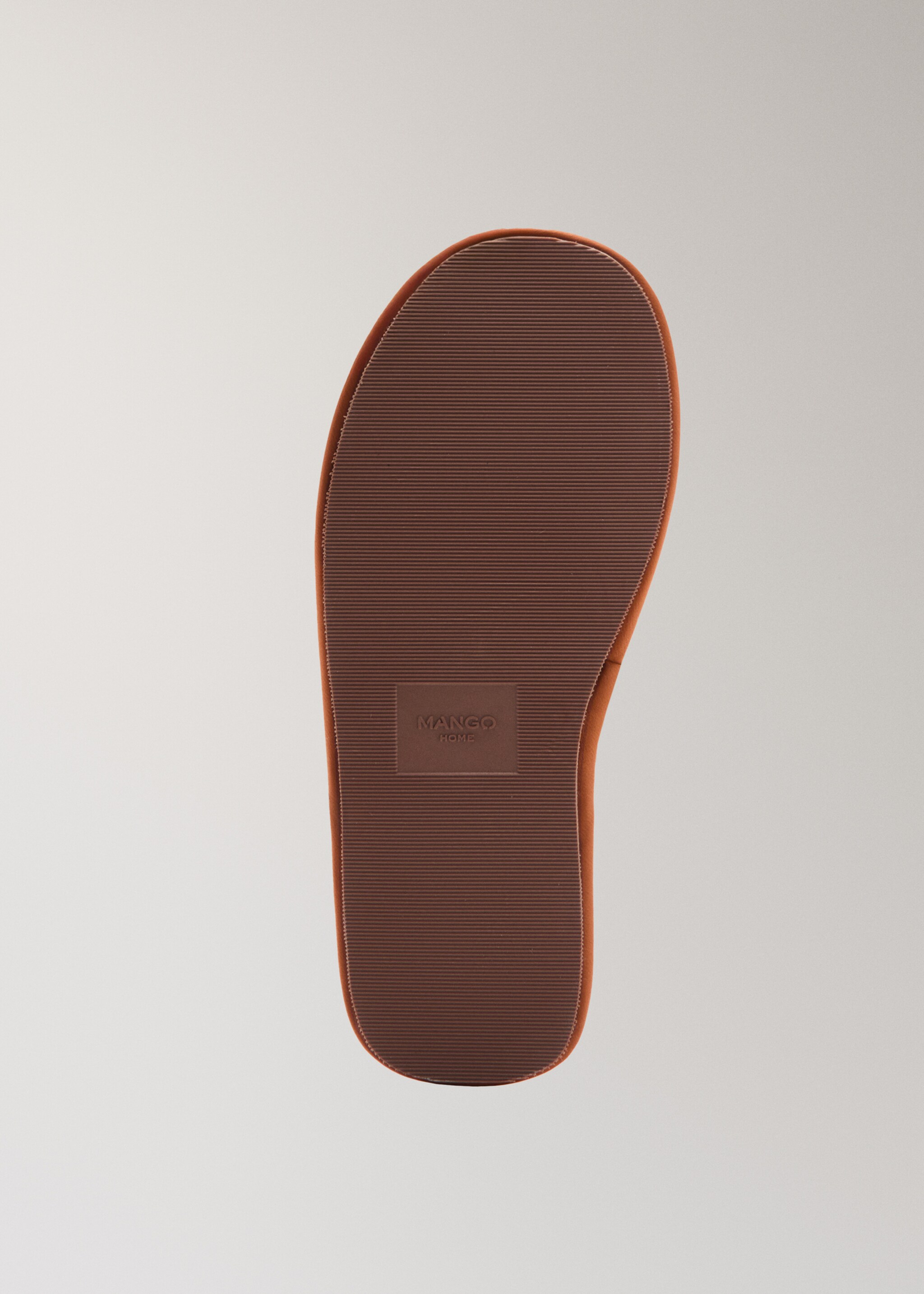 Satin trainers with contrast piping - Details of the article 3, Brown. Ref: 27003324-00.