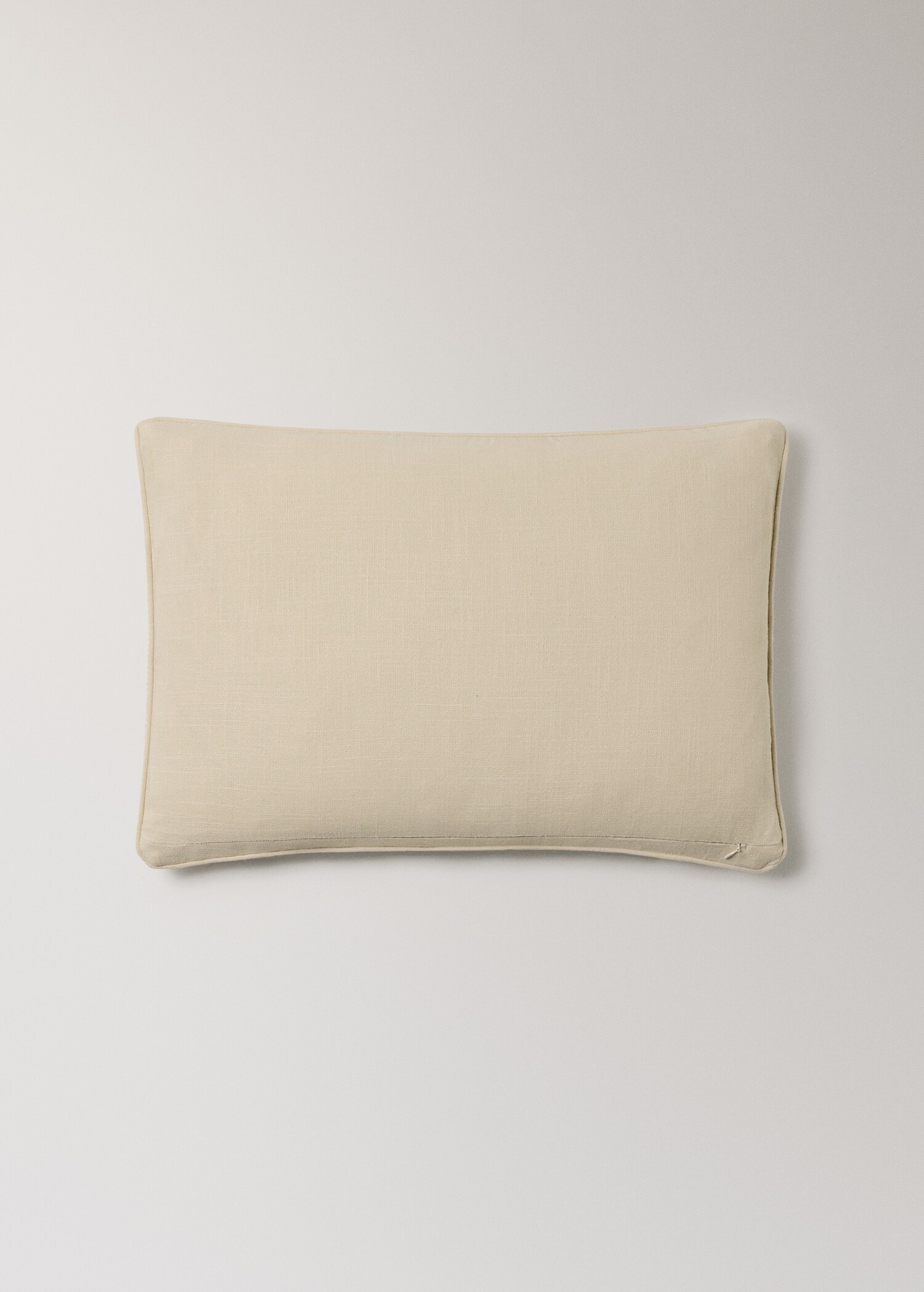 Housse de coussin coton texture finition liseré 40x60 cm - Détail de l'article 4