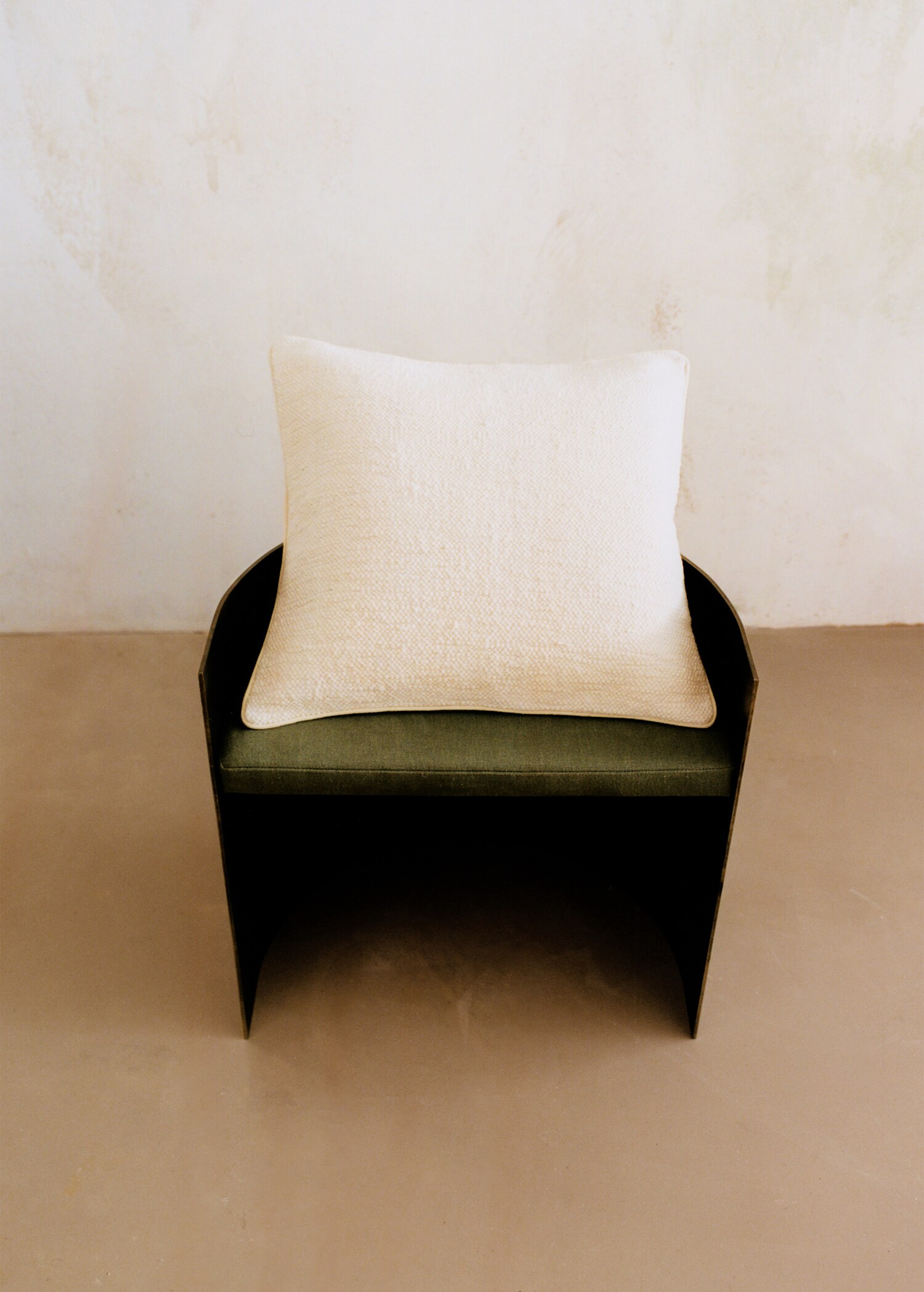 Housse de coussin en coton texture finition liseré 50x50 cm - Détail de l'article 6