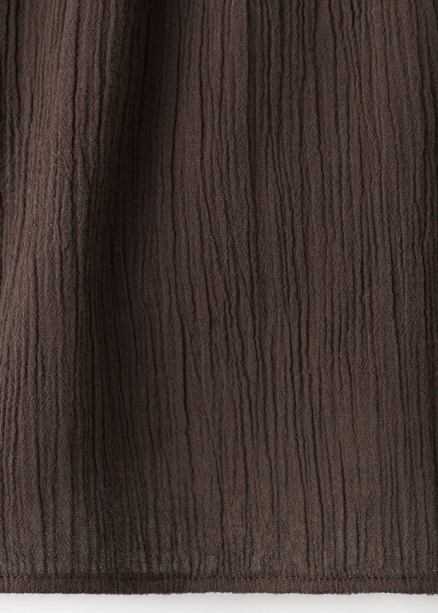 شورت من قماش الجازة القطني المنساب - تفاصيل المنتج 0