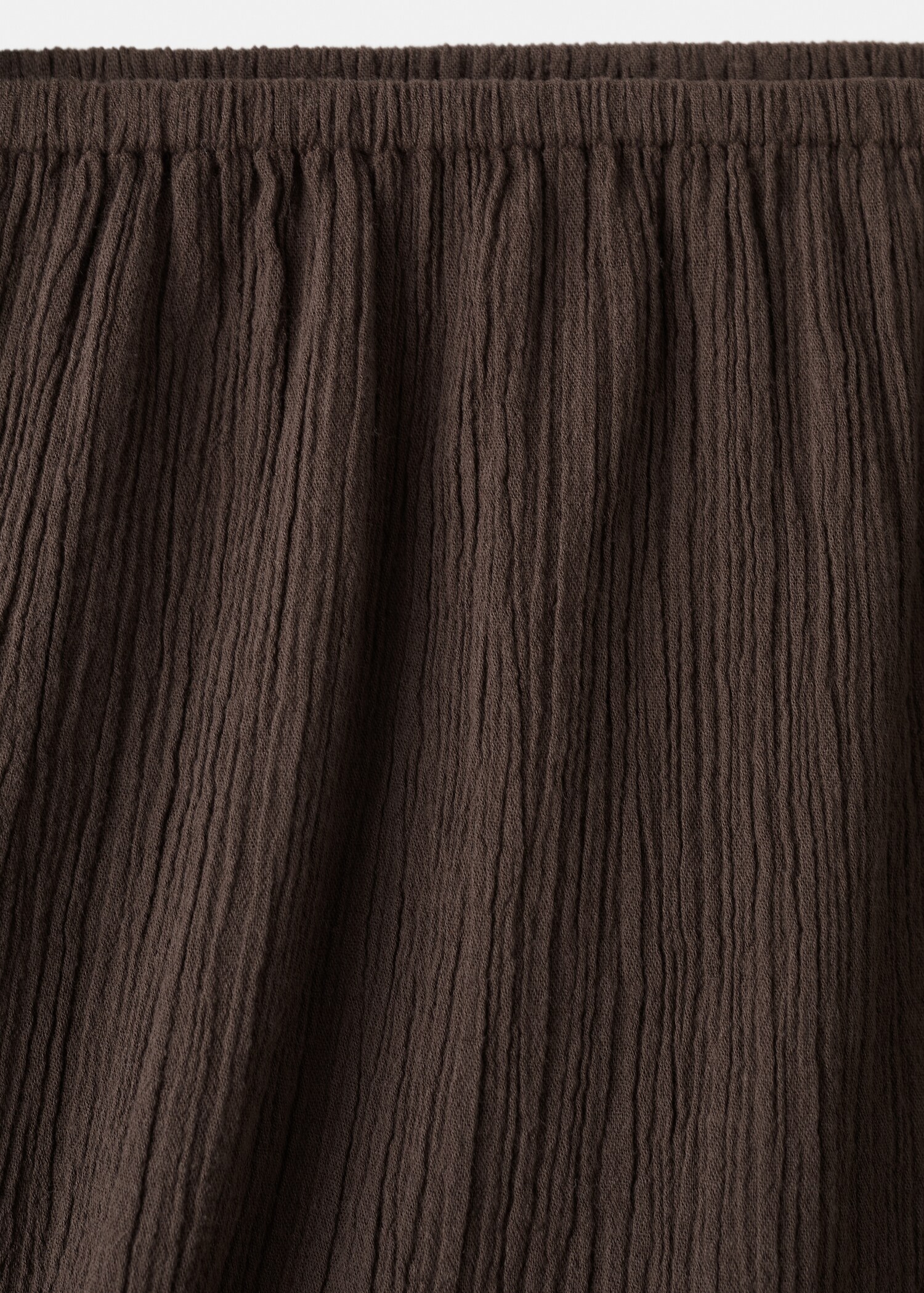 شورت من قماش الجازة القطني المنساب - تفاصيل المنتج 8