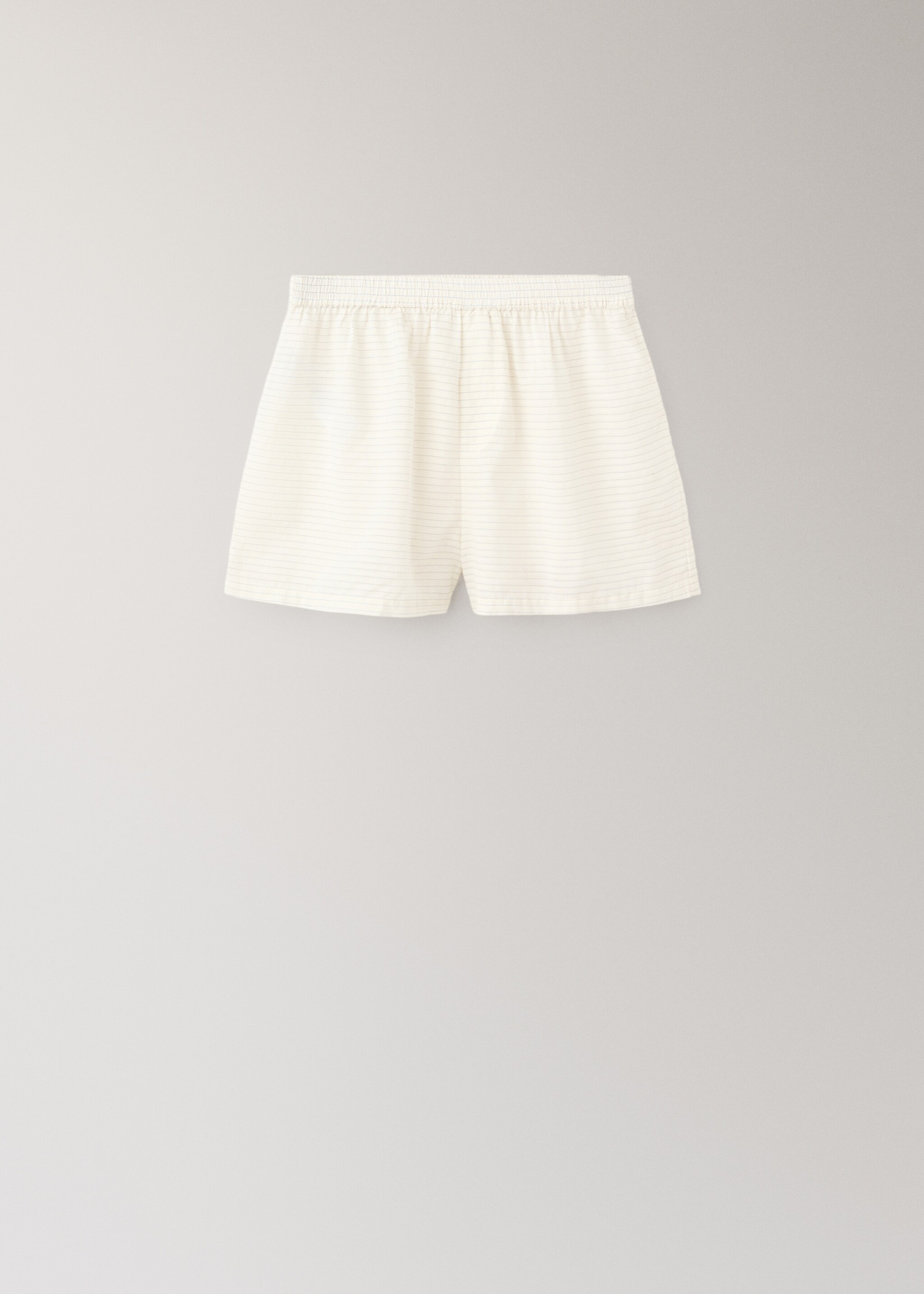 Shorts pijama rayas - Artículo sin modelo, Blanco. Ref: 27003332-00.