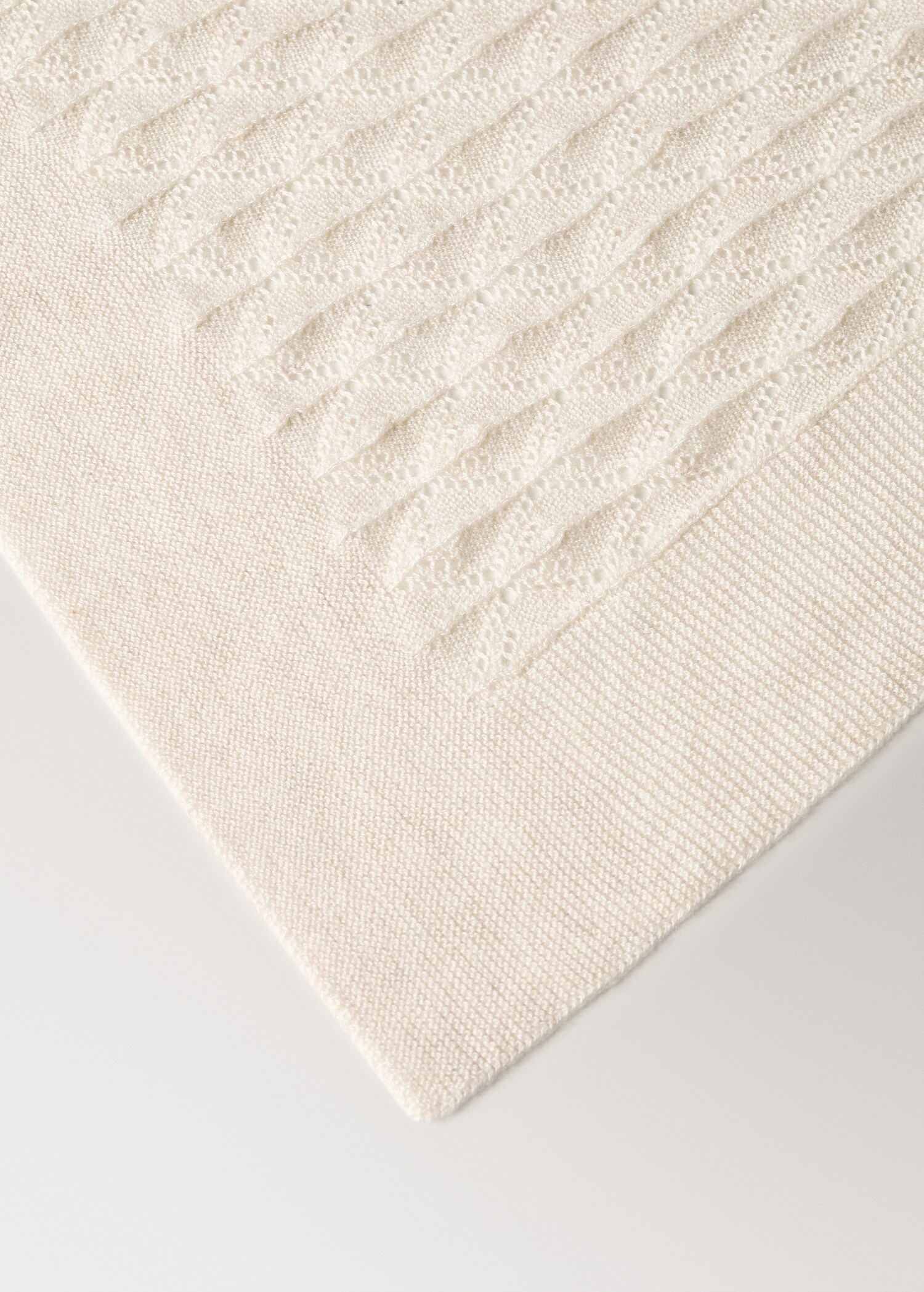 Soft diamond-pattern blanket - Λεπτομέρεια του προϊόντος 1