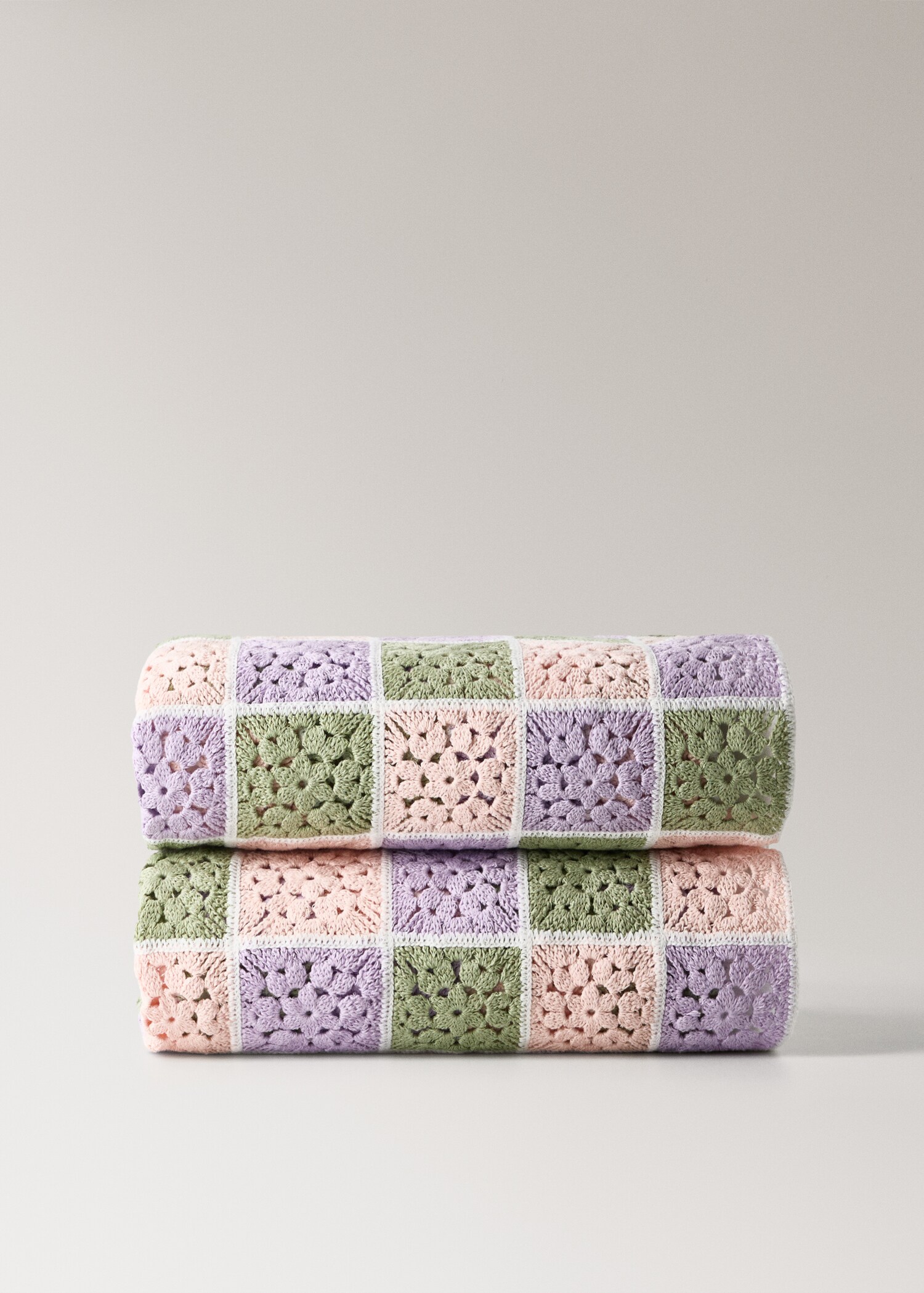 Crochet cotton baby blanket - Article without model