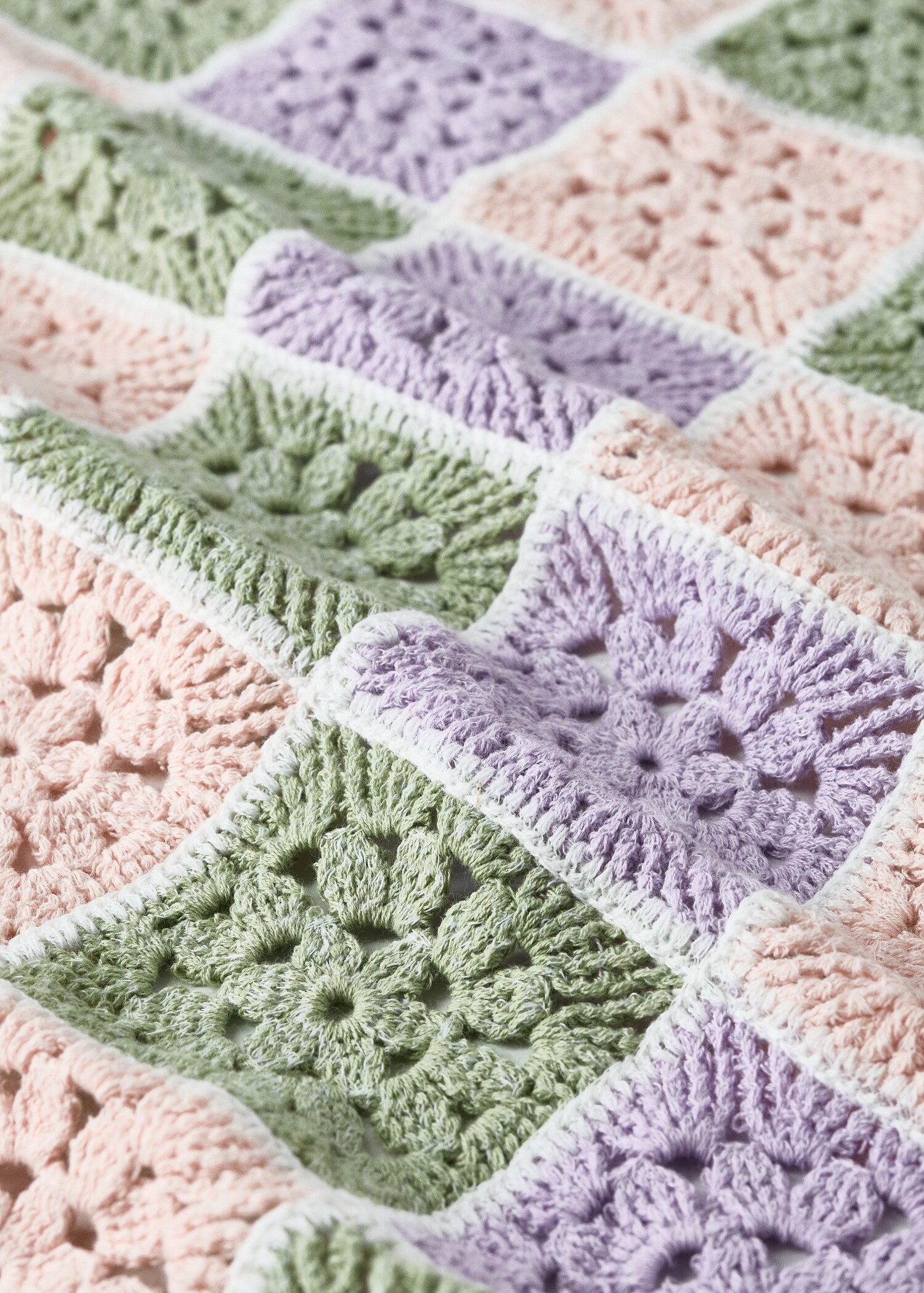 Crochet cotton baby blanket - Details of the article 1