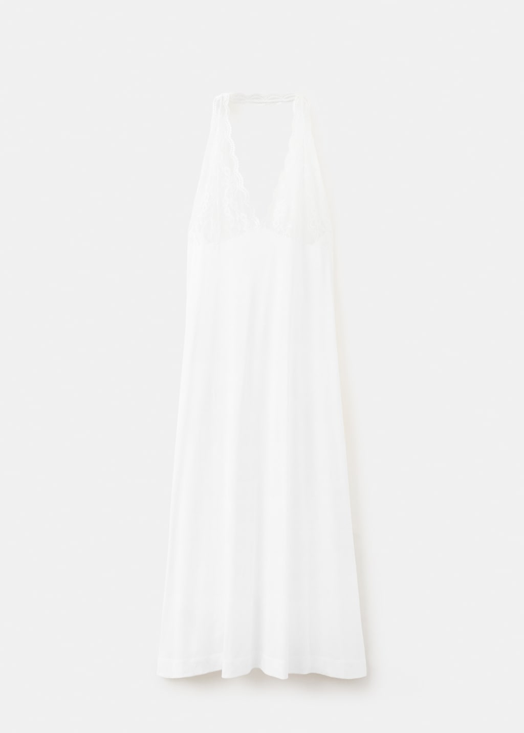 Lace nightgown with back scoop neckline - image 5
