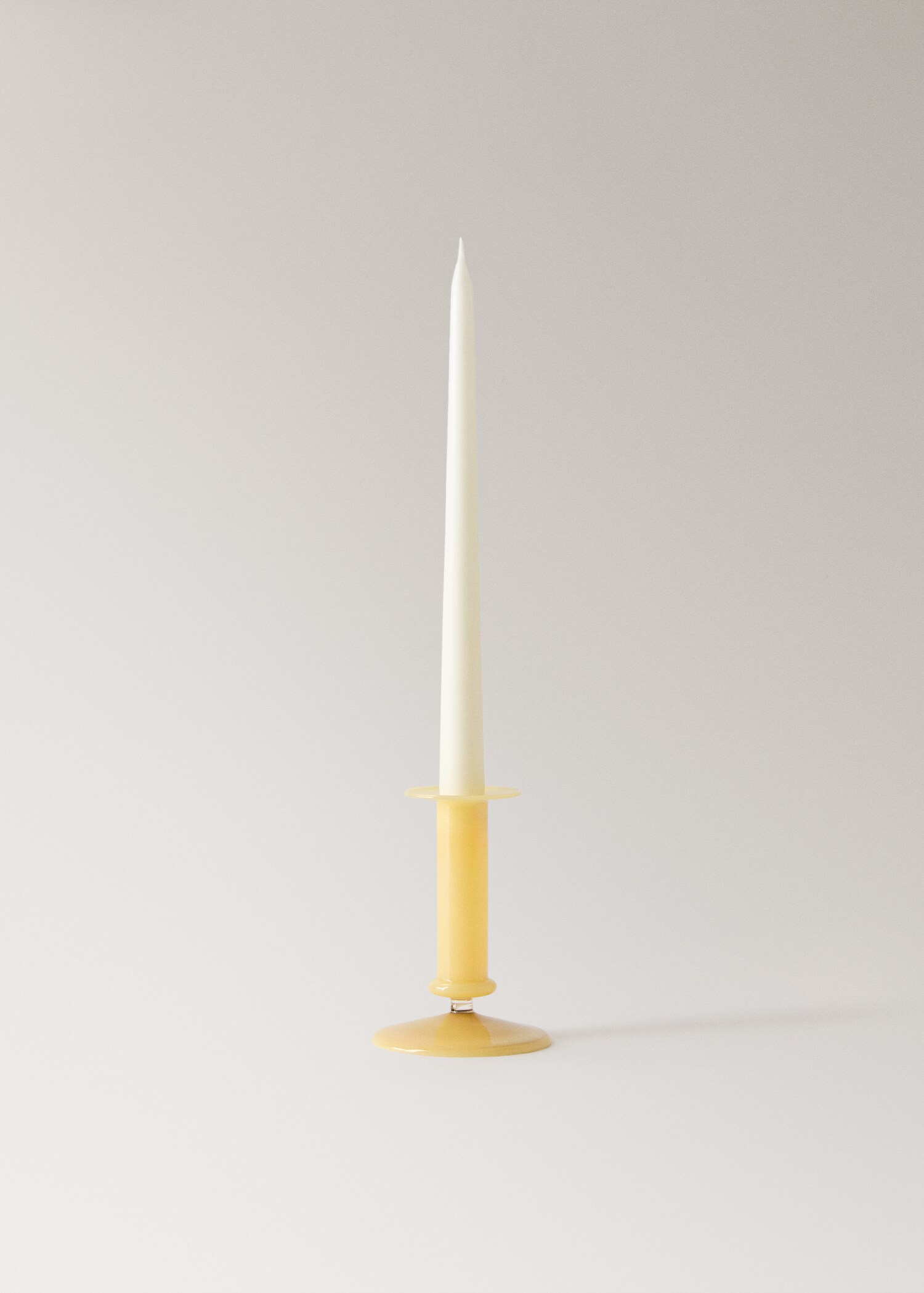 Μεσαίου μεγέθους κηροπήγιο από βοροπυριτικό γυαλί σε χρώμα - Λεπτομέρεια του προϊόντος 3