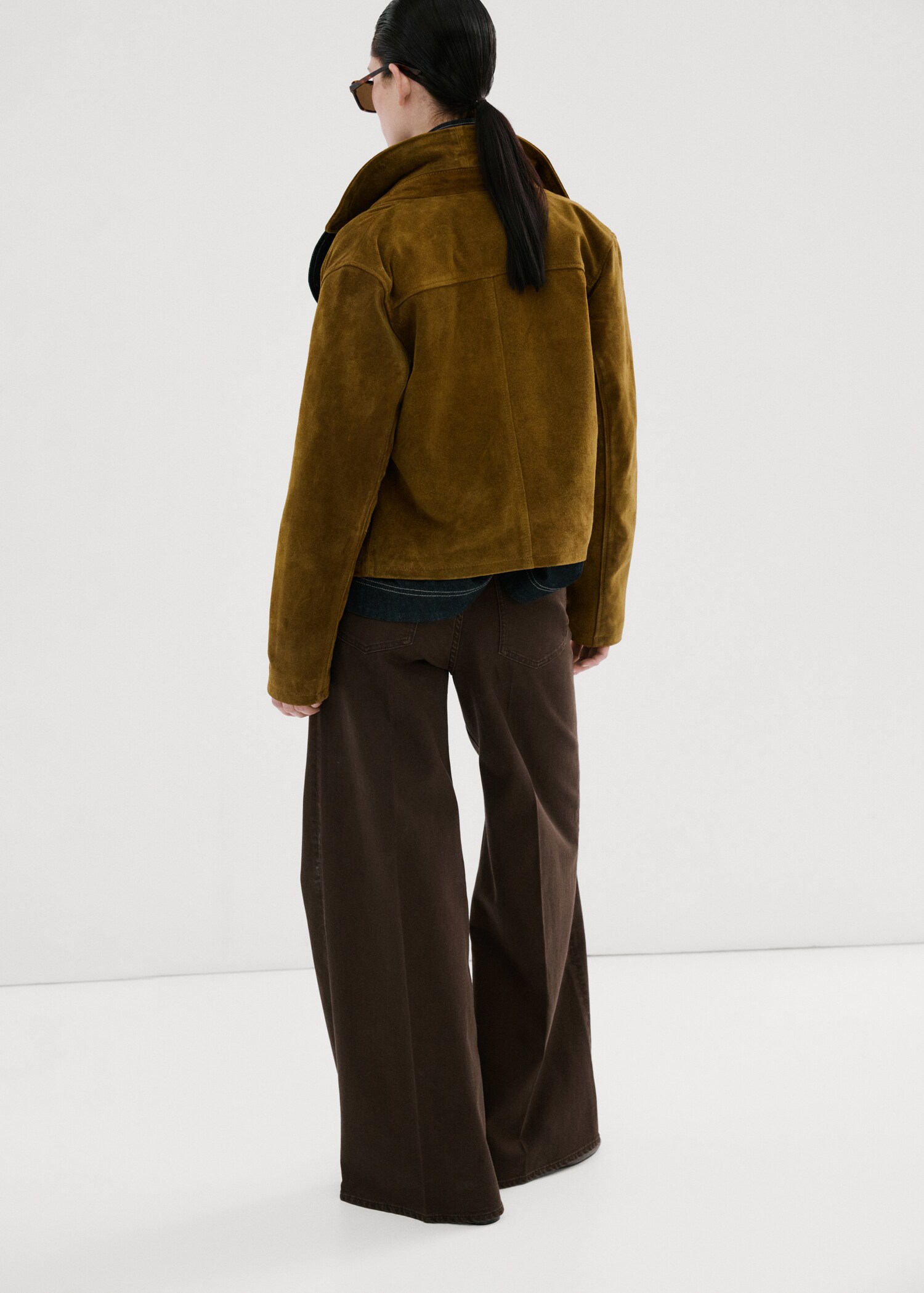 Jean large taille haute - Verso de l’article