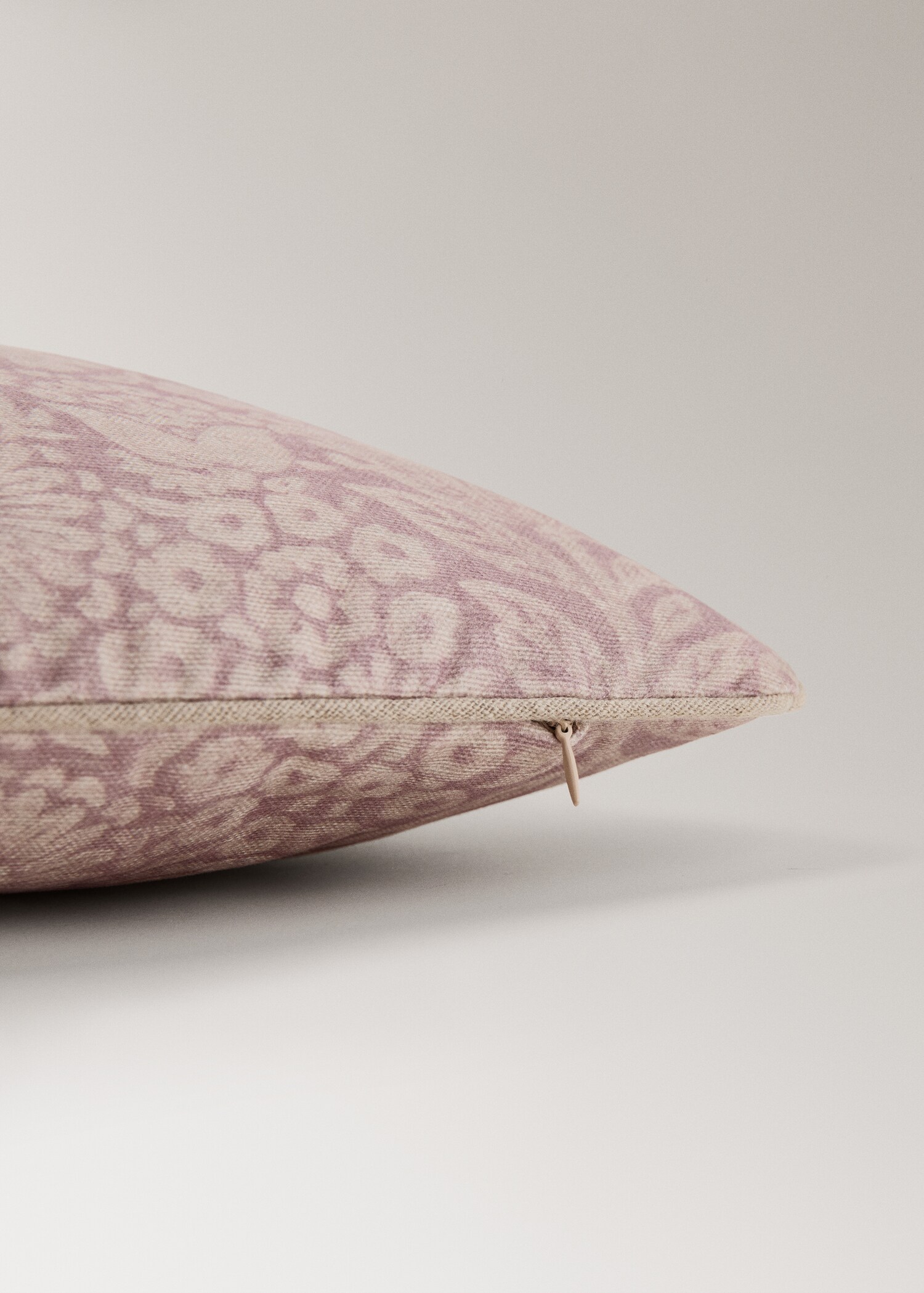 Floral cotton cushion cover 30x50cm - Details of the article 2