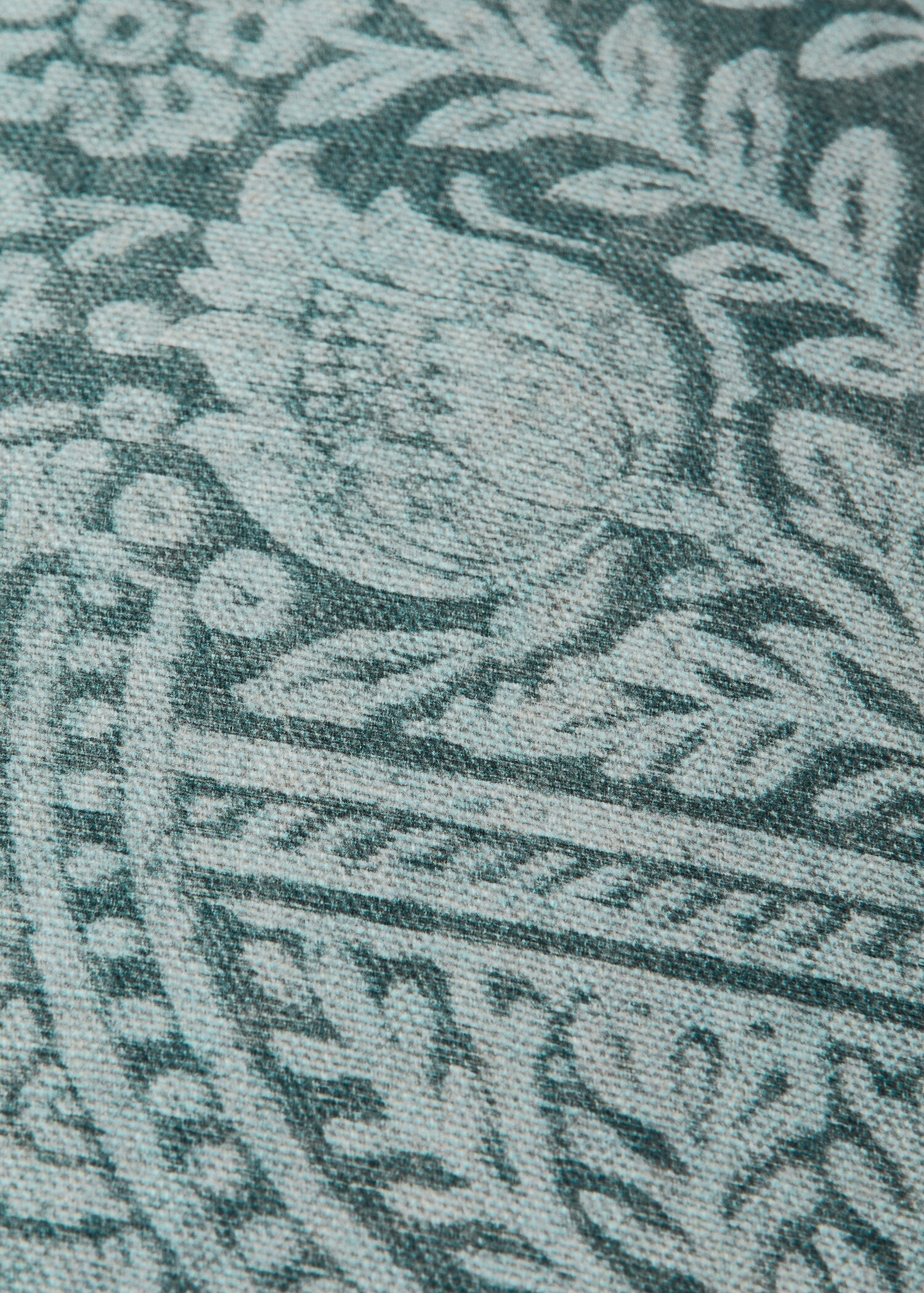 Floral cotton cushion cover 50x50cm - Details of the article 3