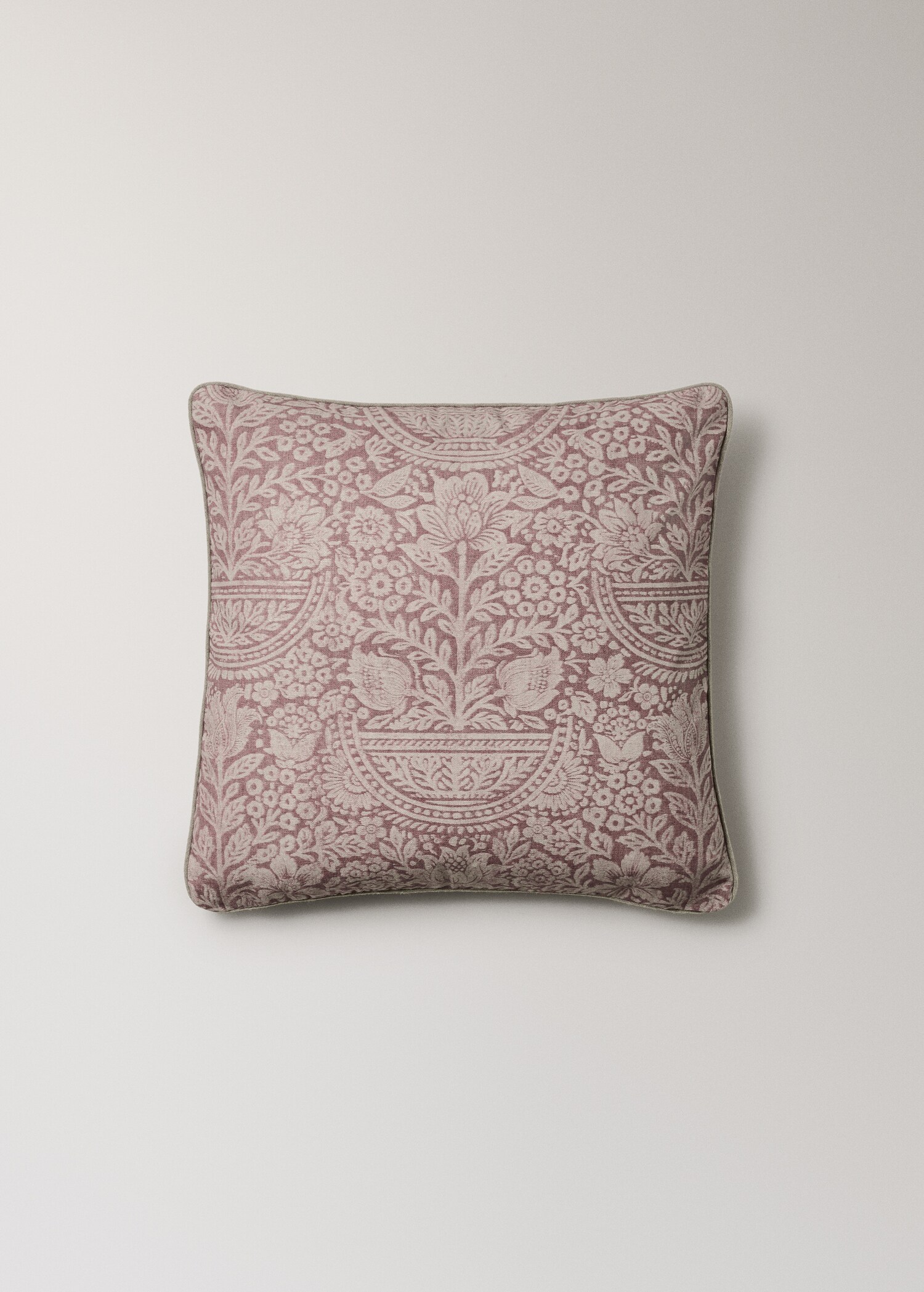 Floral cotton cushion cover 50x50cm - Article without model