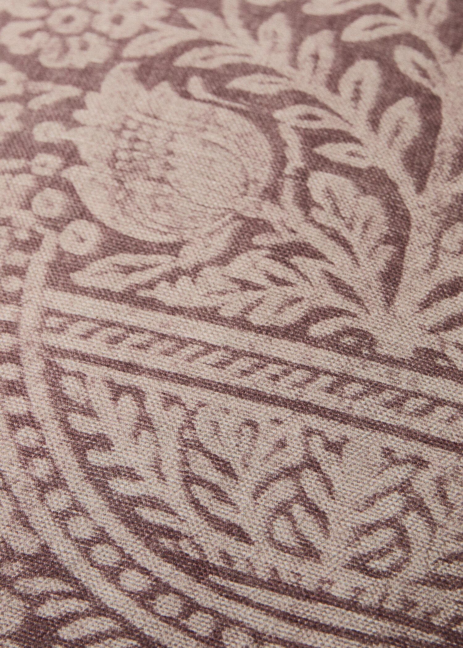 Floral cotton cushion cover 50x50cm - Details of the article 3