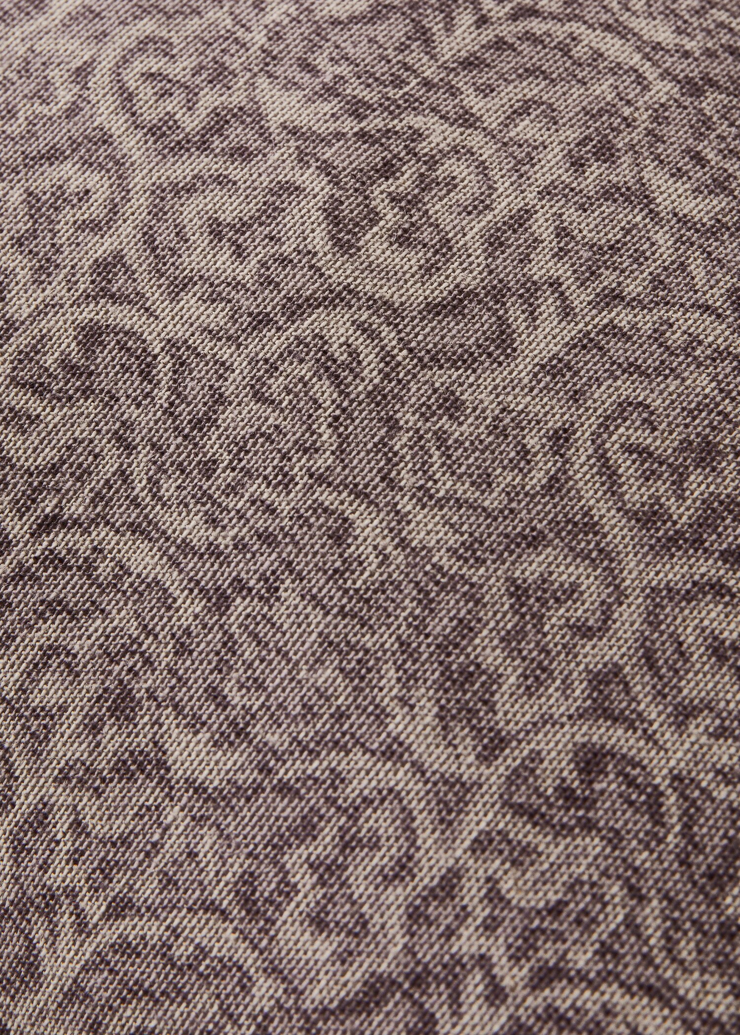 Linen cotton cushion cover with double topstitching 50x50 cm - Details of the article 3