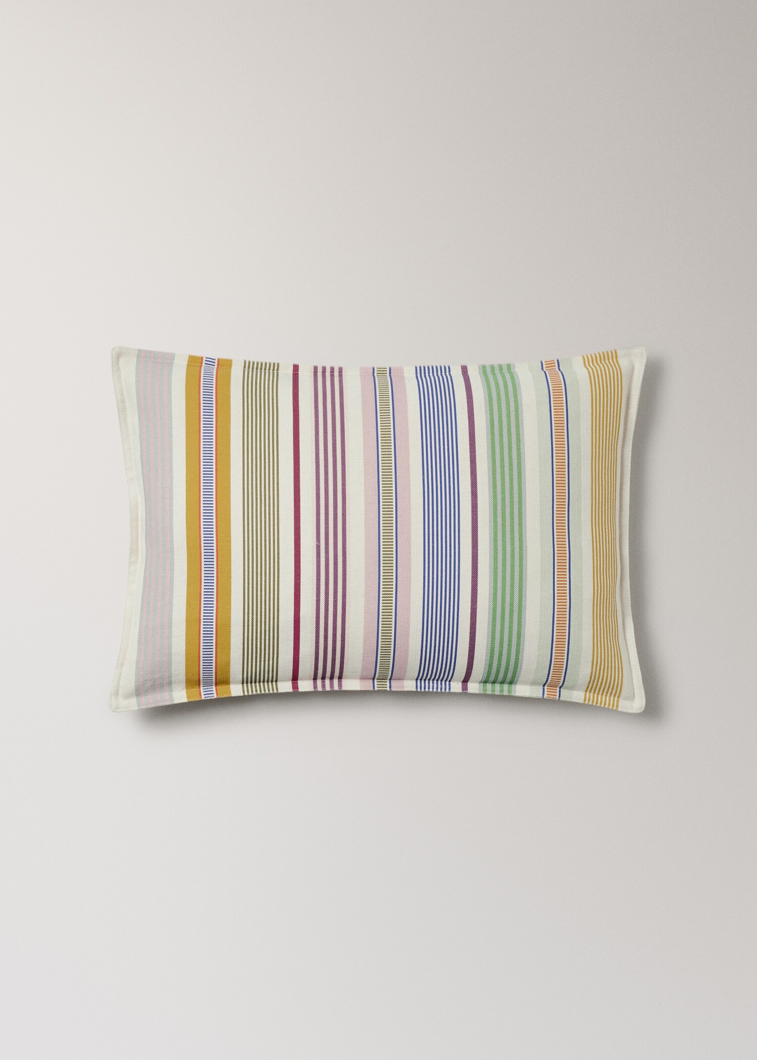 Multistriped linen cotton cushion cover 40x60 cm - Article without model