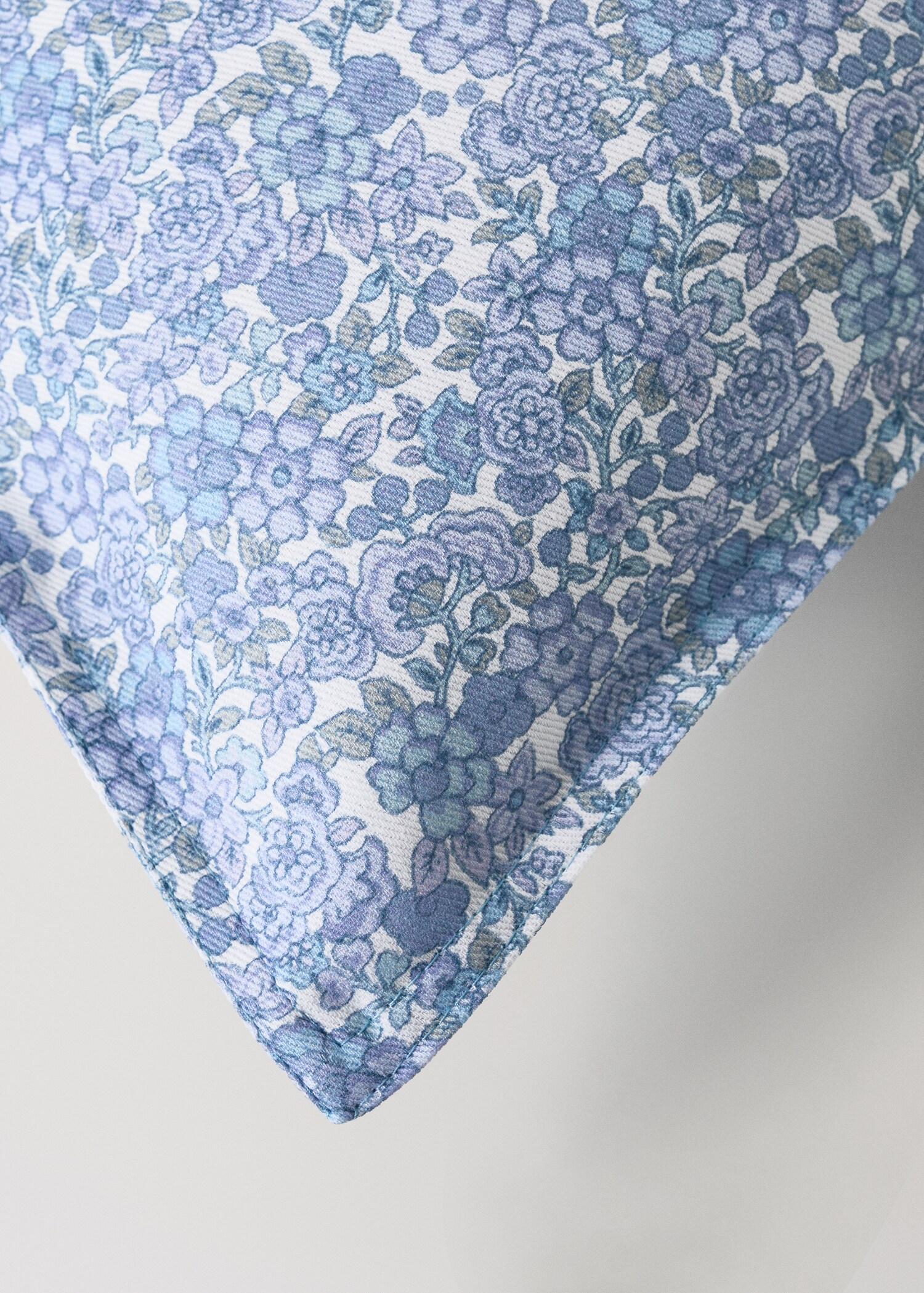 Husă de pernă pentru copii din bumbac, model cu flori, 30x40 cm - Detaliu al articolului 1