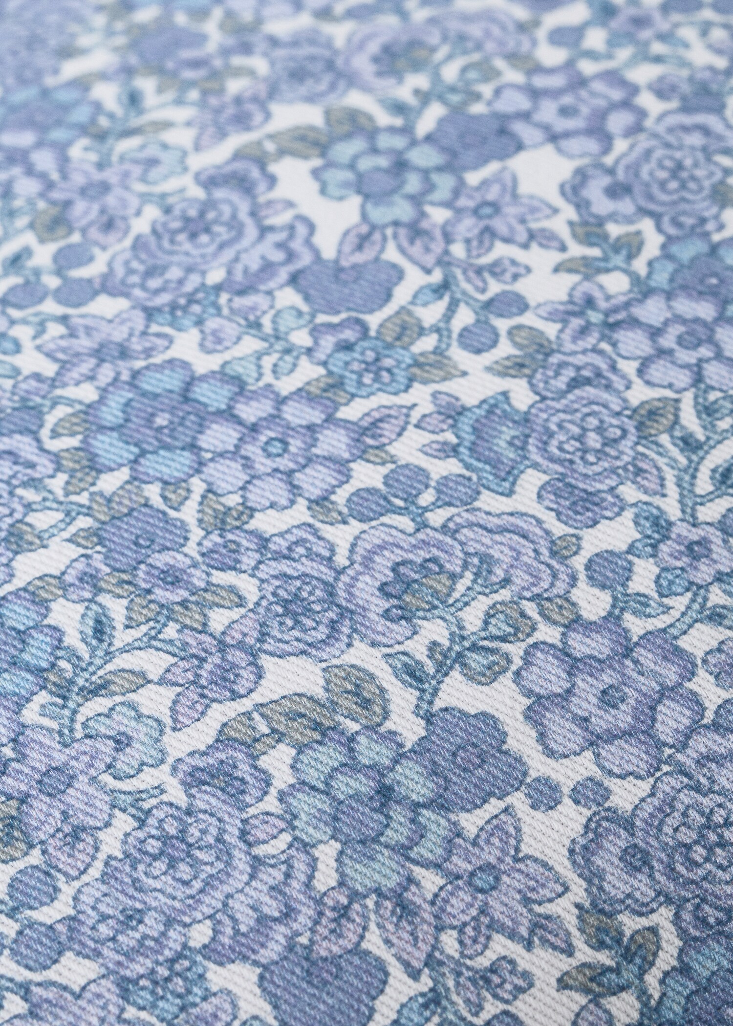 Husă de pernă pentru copii din bumbac, model cu flori, 30x40 cm - Detaliu al articolului 3