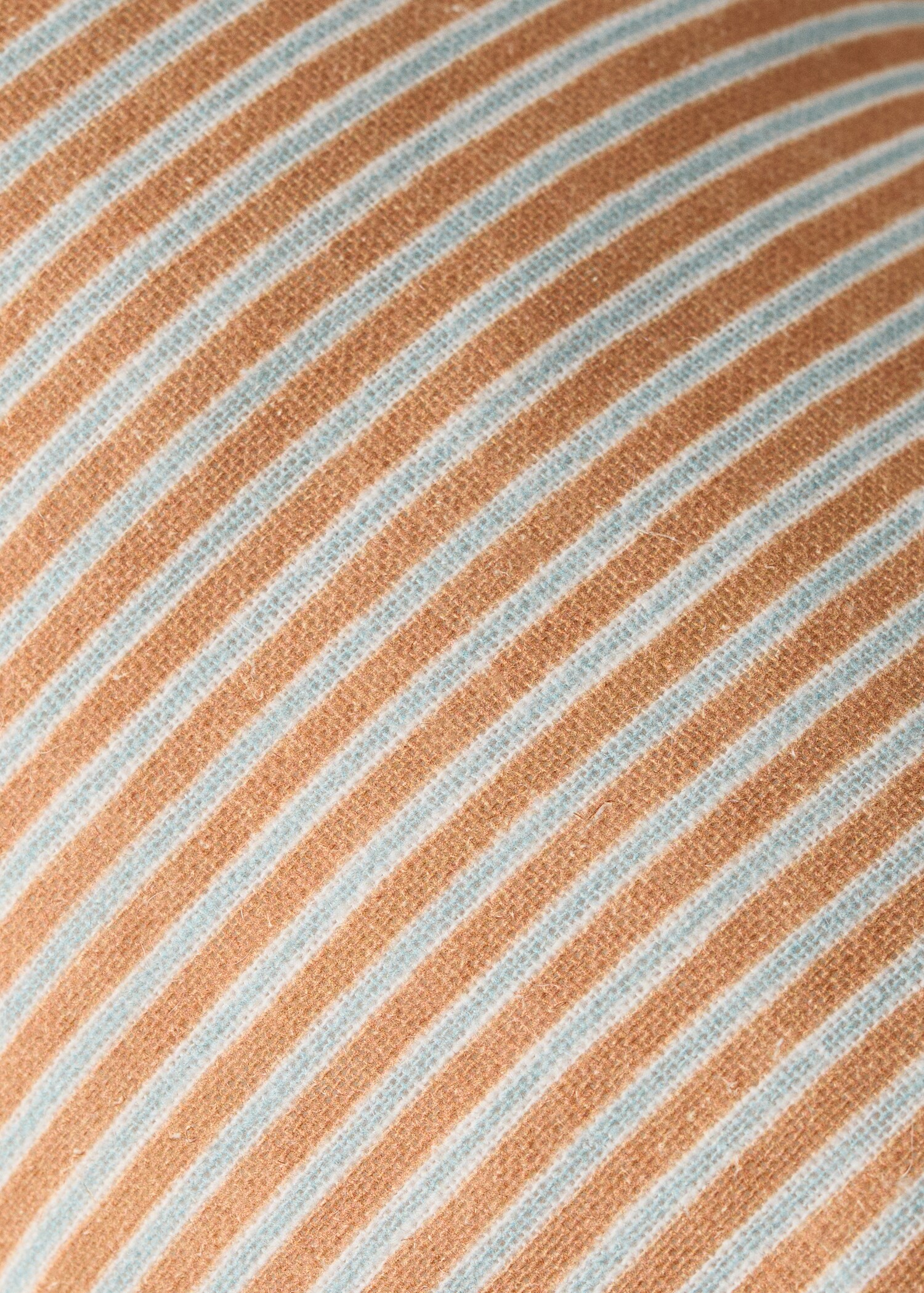 Two-tone striped children’s cushion cover 14 x 35 cm - Details of the article 2