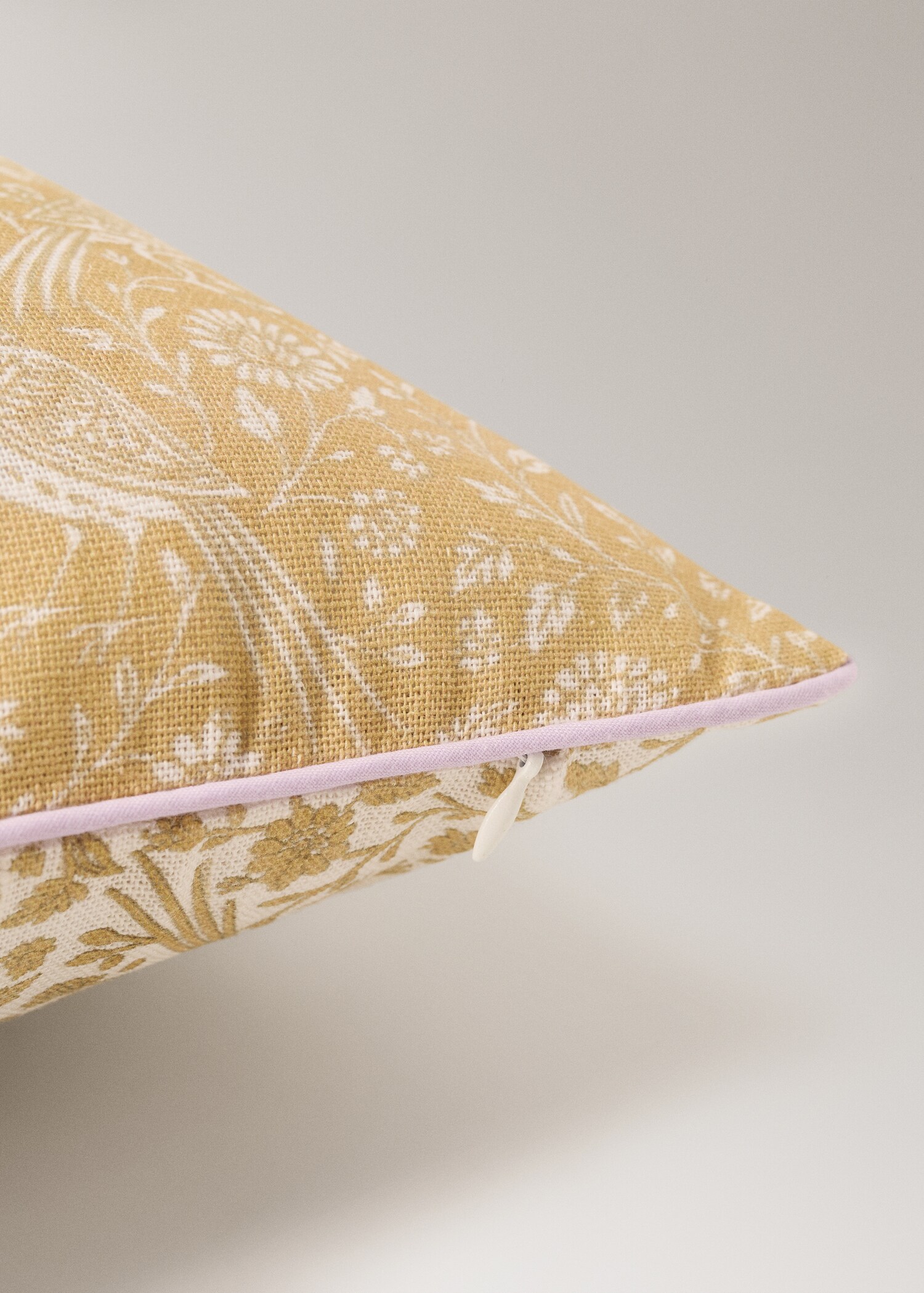 Funda cojín infantil algodón lino floral 30x40 - Detalle del artículo 2