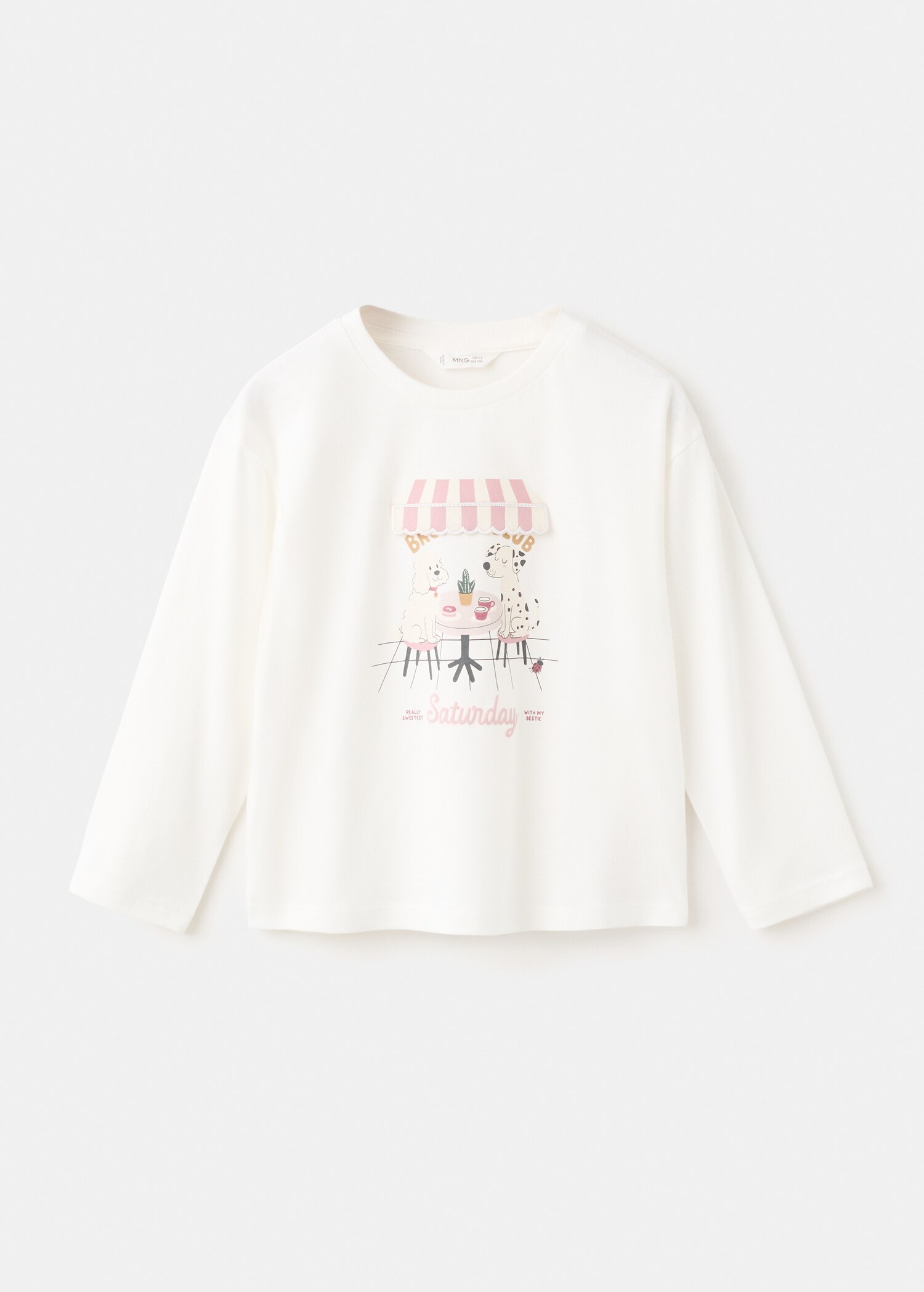 Printed cotton-blend T-shirt - Article without model