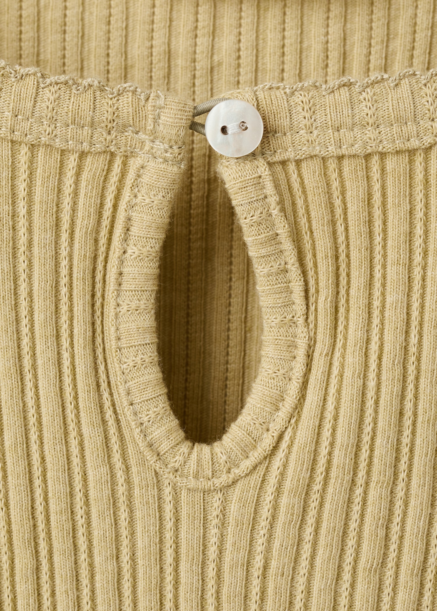 T-shirt côtelé manches longues - Détail de l'article 8