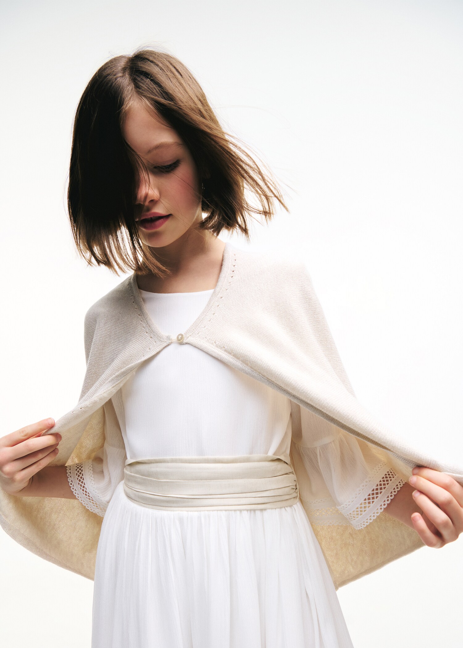 Lurex knitted cape - Details of the article 5