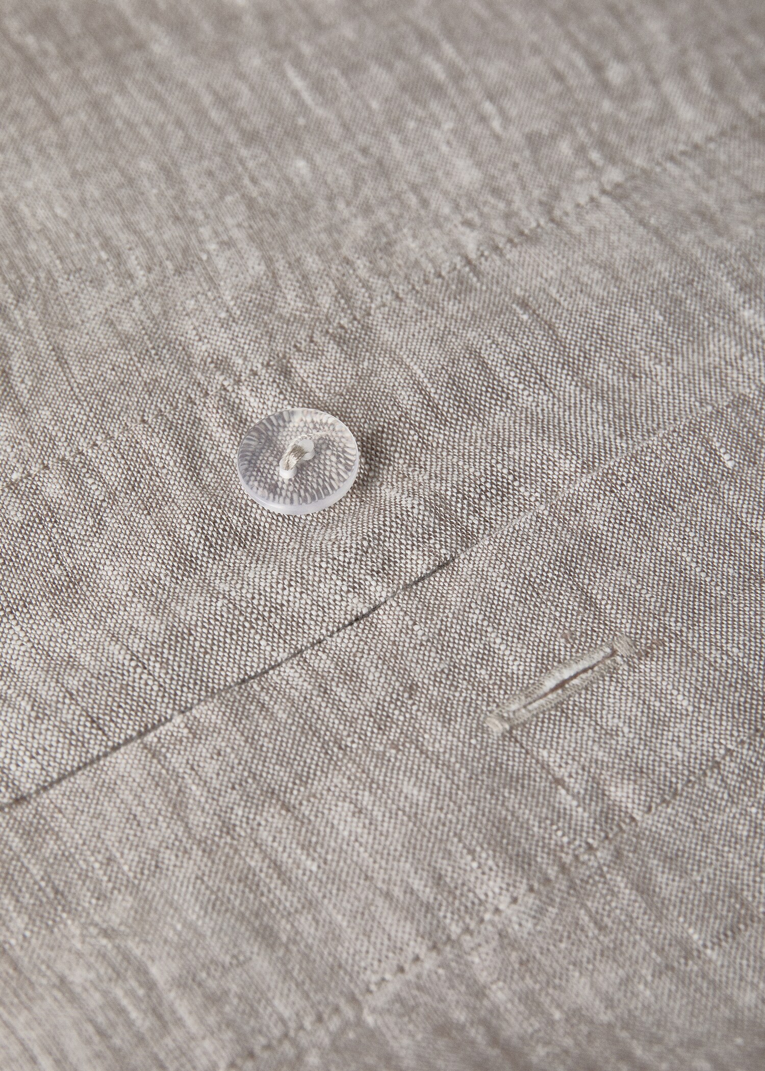 Linen yarn-dyed duvet cover for 150/160 cm bed - Details of the article 1