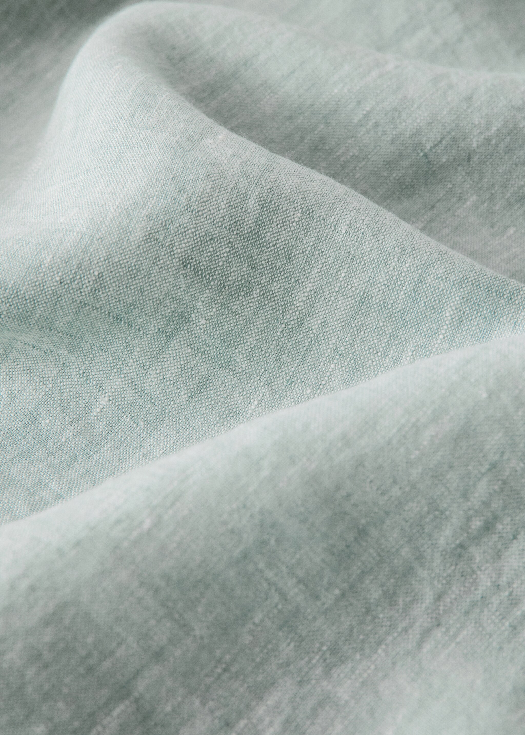 Duvet cover avetto - Details of the article 2, Pastel Green. Ref: 27003745-00.