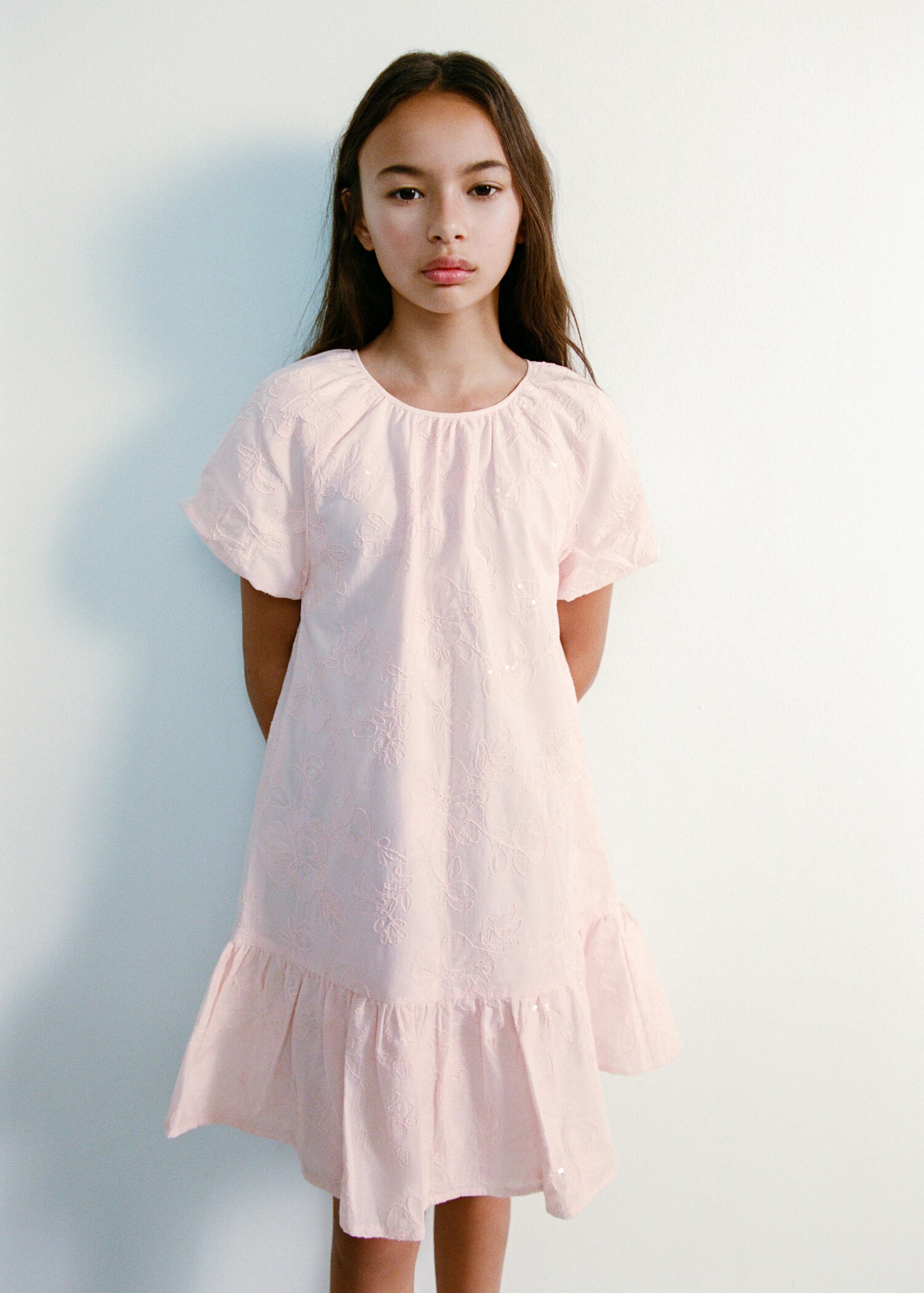Frill cotton dress - Details of the article 5