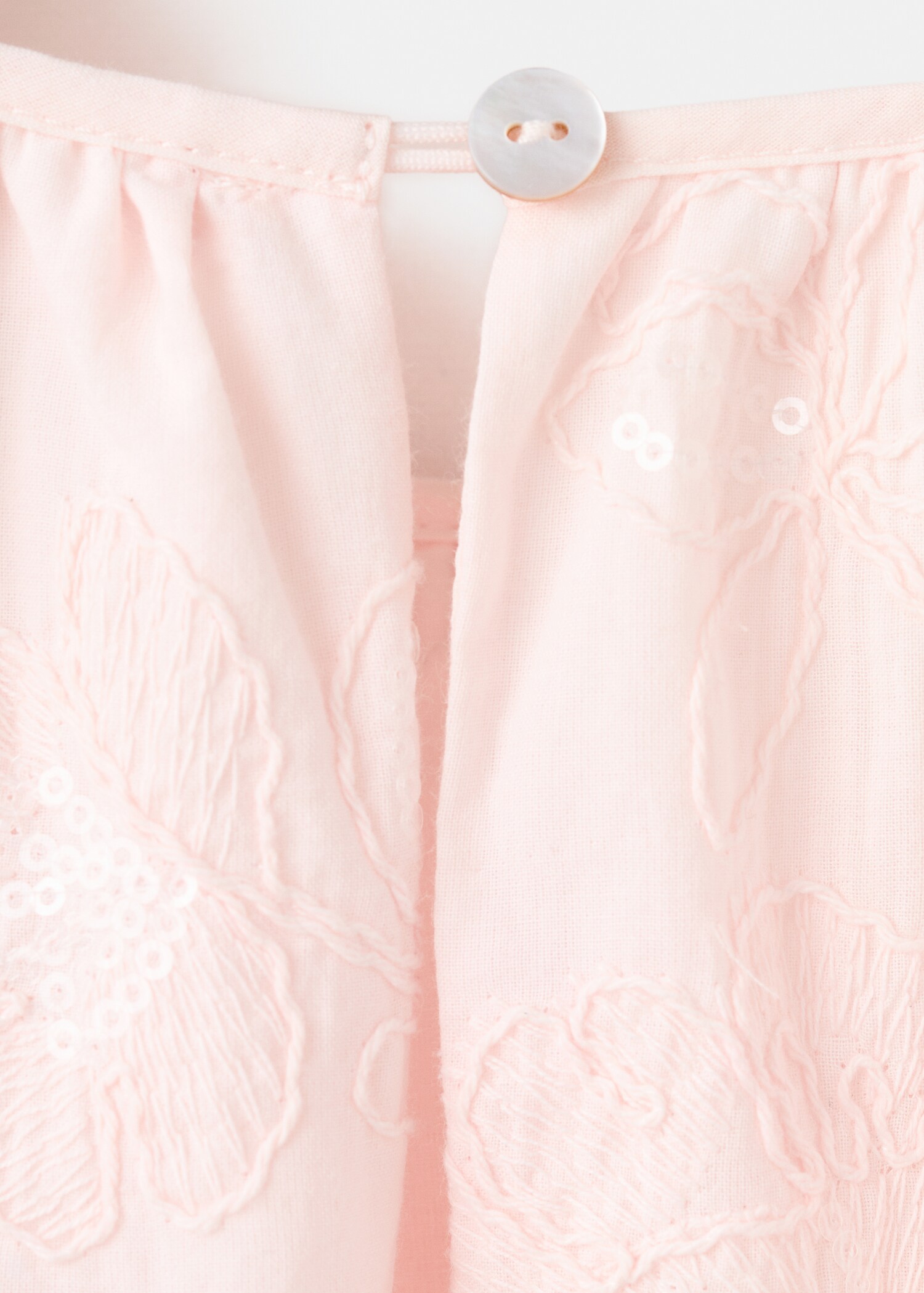 Frill cotton dress - Details of the article 8