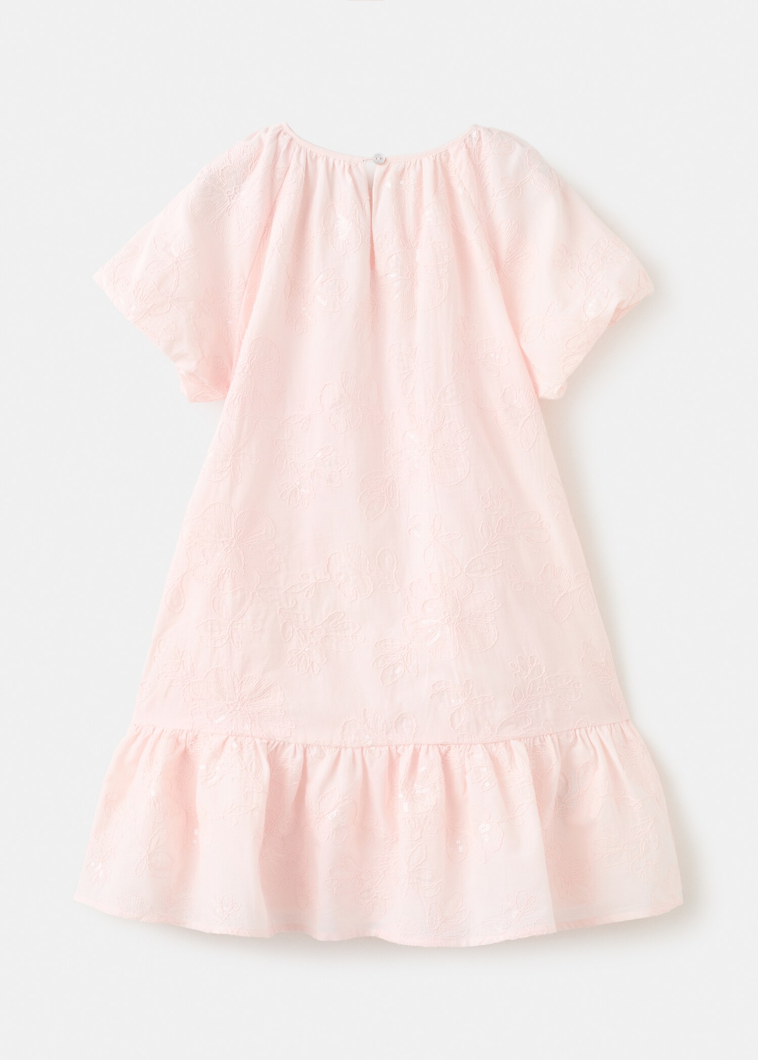 Frill cotton dress - Reverse of the article